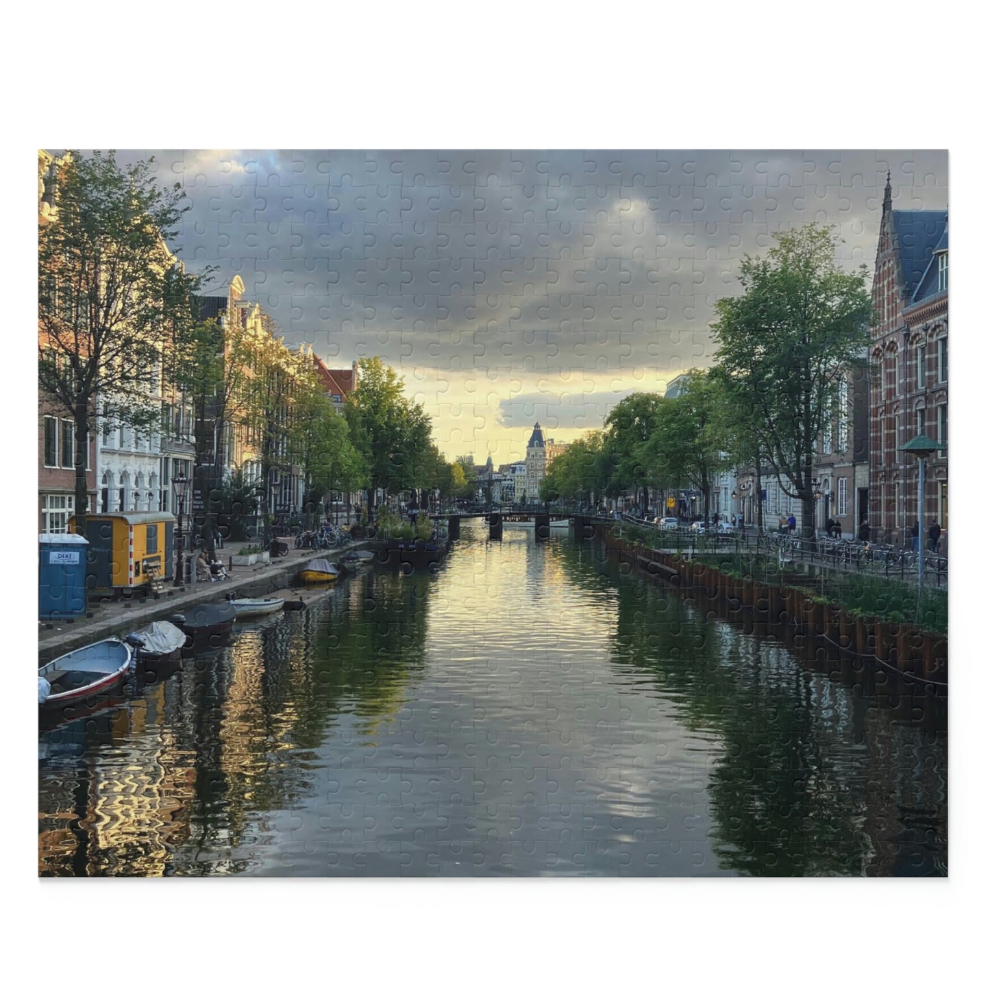 Amsterdam Canal Scenic Puzzle (120, 252, 500-Piece)