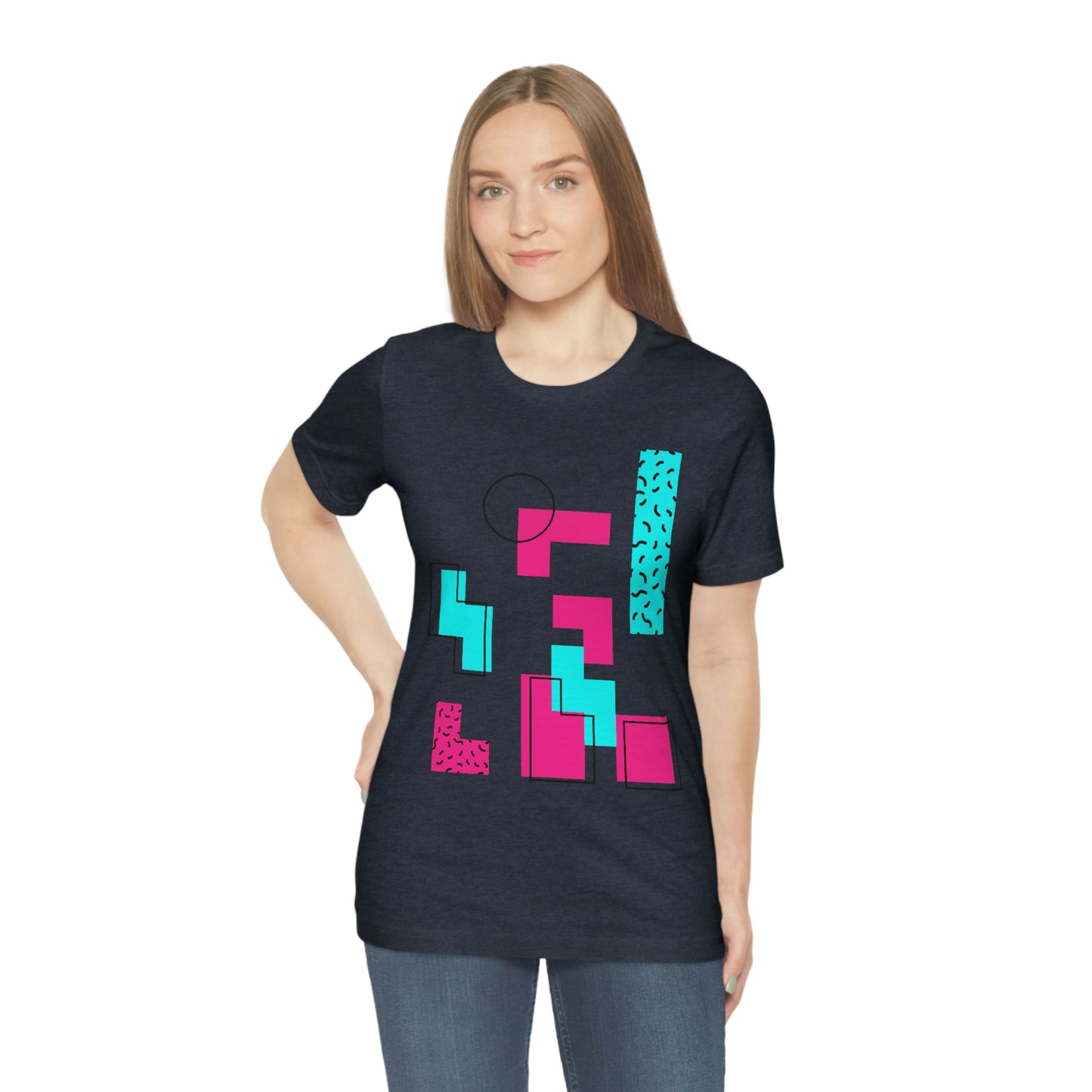 Tetris Retro Style Unisex Jersey Short Sleeve Tee