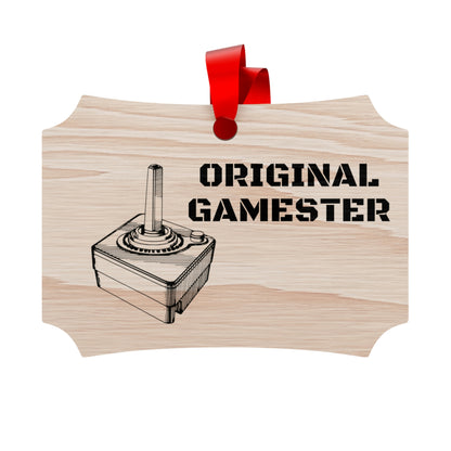 Original Gamester Wooden Christmas Ornaments