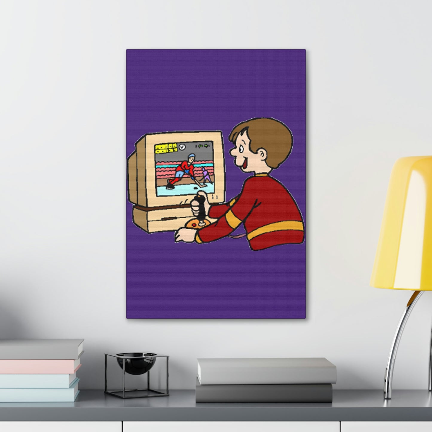 Old School Gamer Canvas Gallery Wraps