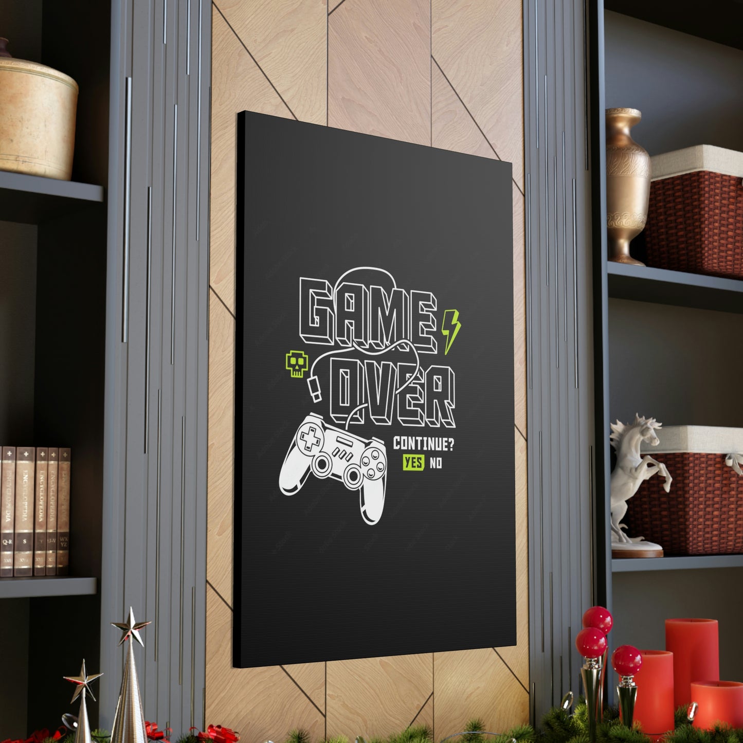 Game Over Canvas Gallery Wraps