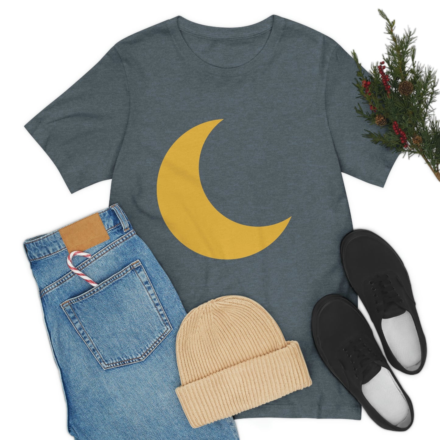 Half Moon Unisex Jersey Short Sleeve Tee