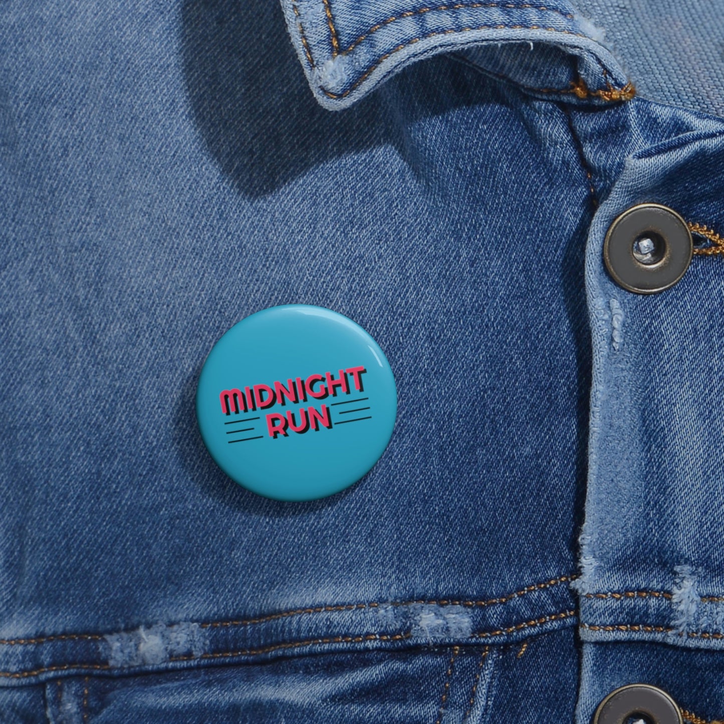 Midnight Run Custom Pin Buttons
