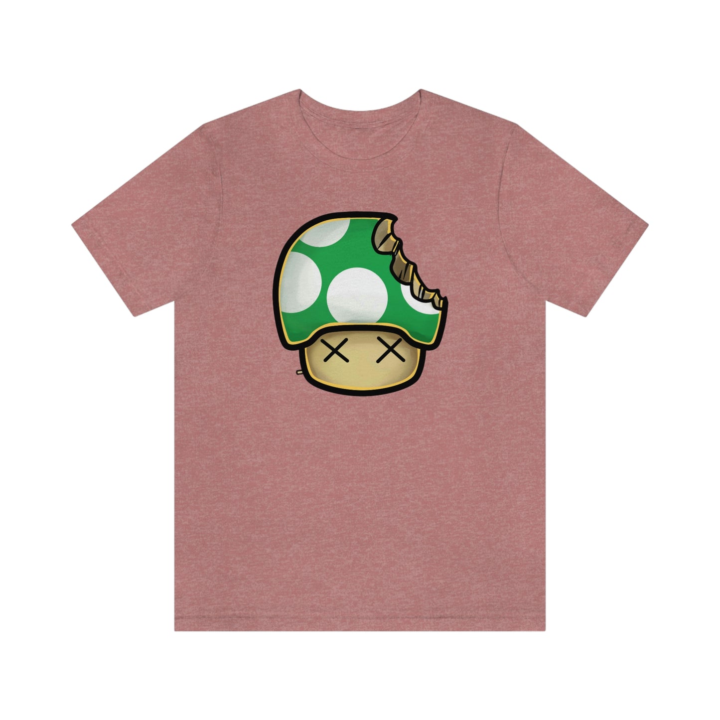 Bitten Mushroom Unisex Jersey Short Sleeve Tee