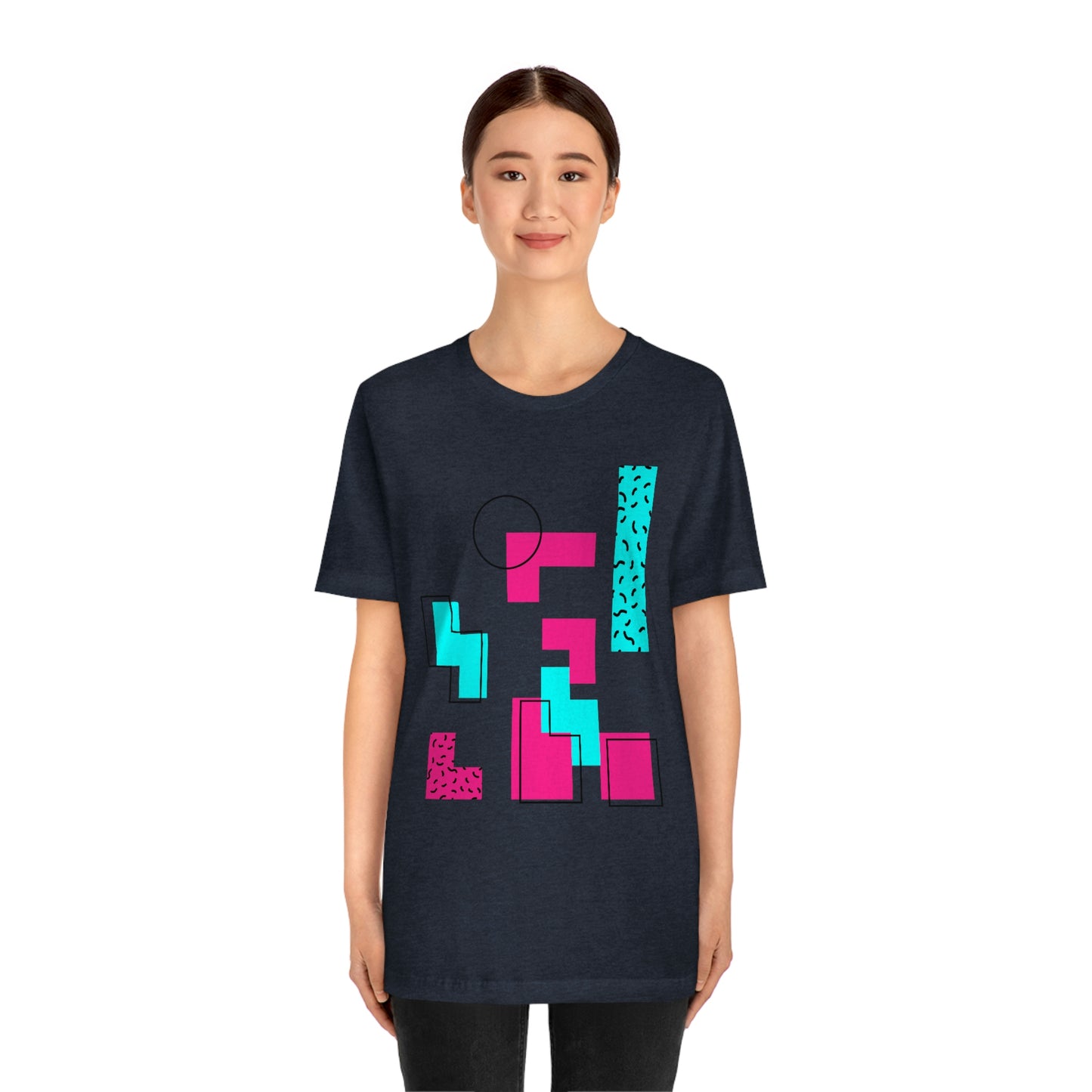 Tetris Retro Style Unisex Jersey Short Sleeve Tee