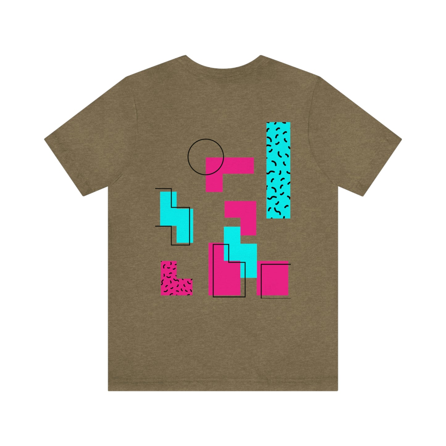 Hearts 2 1/2 8 Bit Style Unisex Jersey Short Sleeve Tee