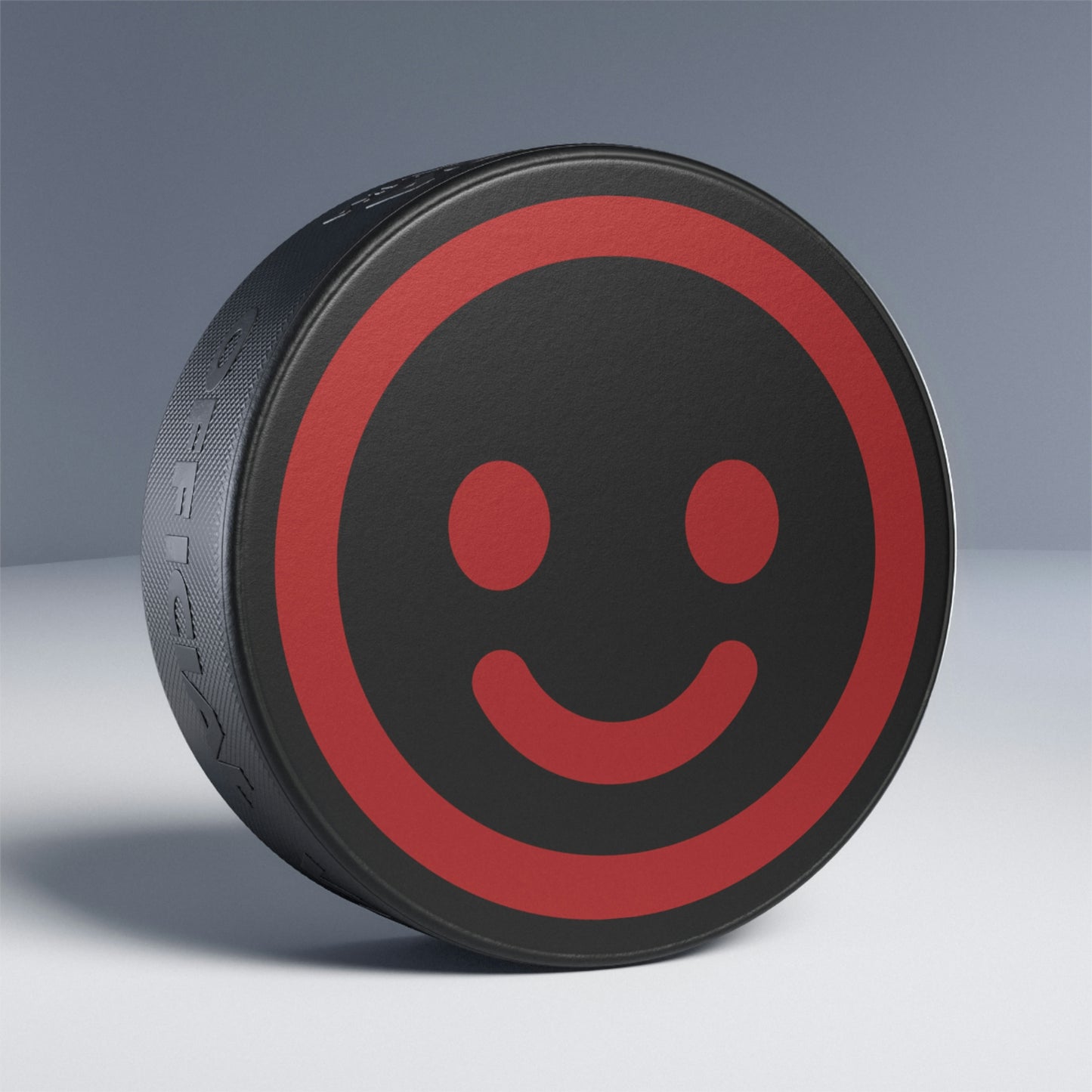 Smiley Face Hockey Puck