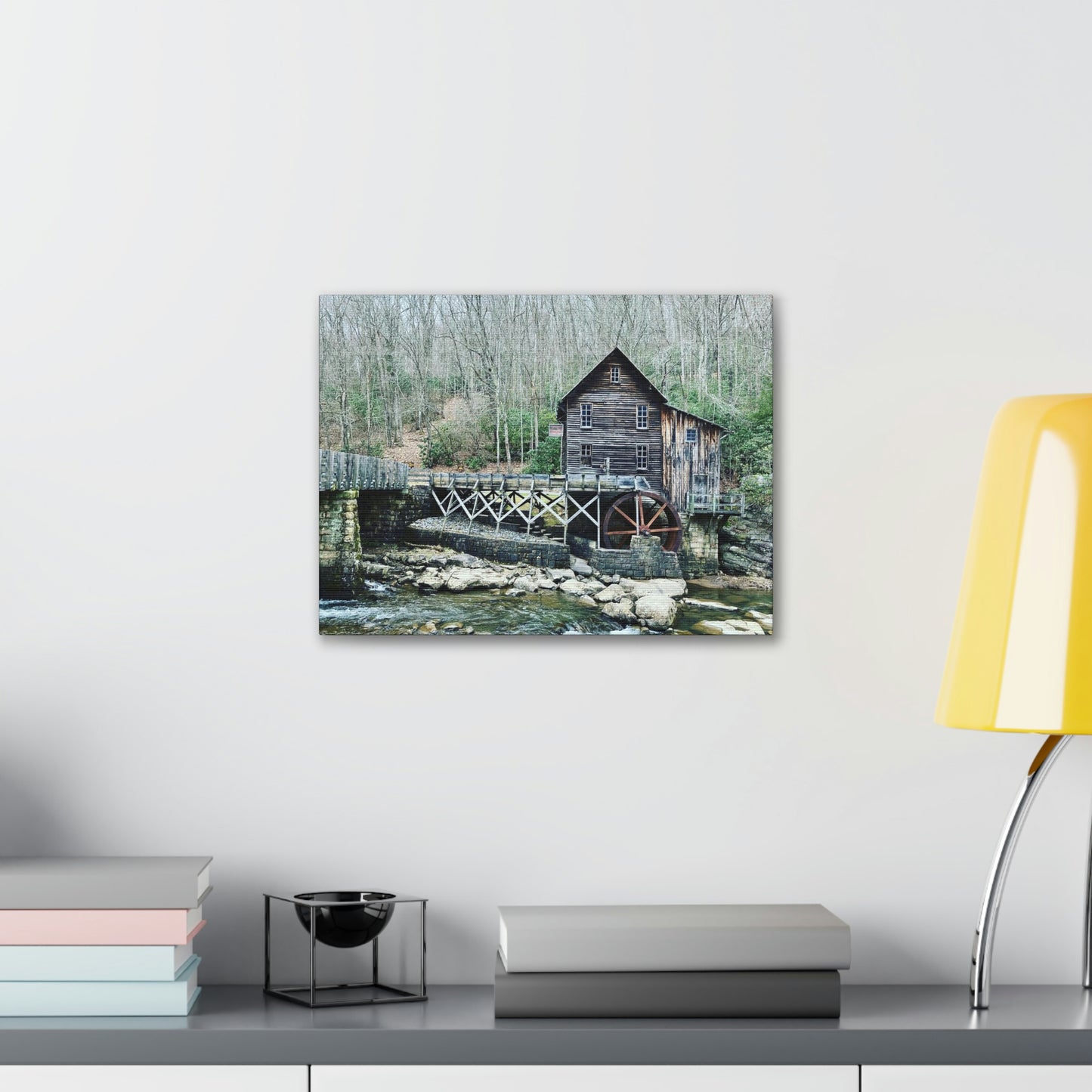 Grist Mill Scenic Canvas Gallery Wraps