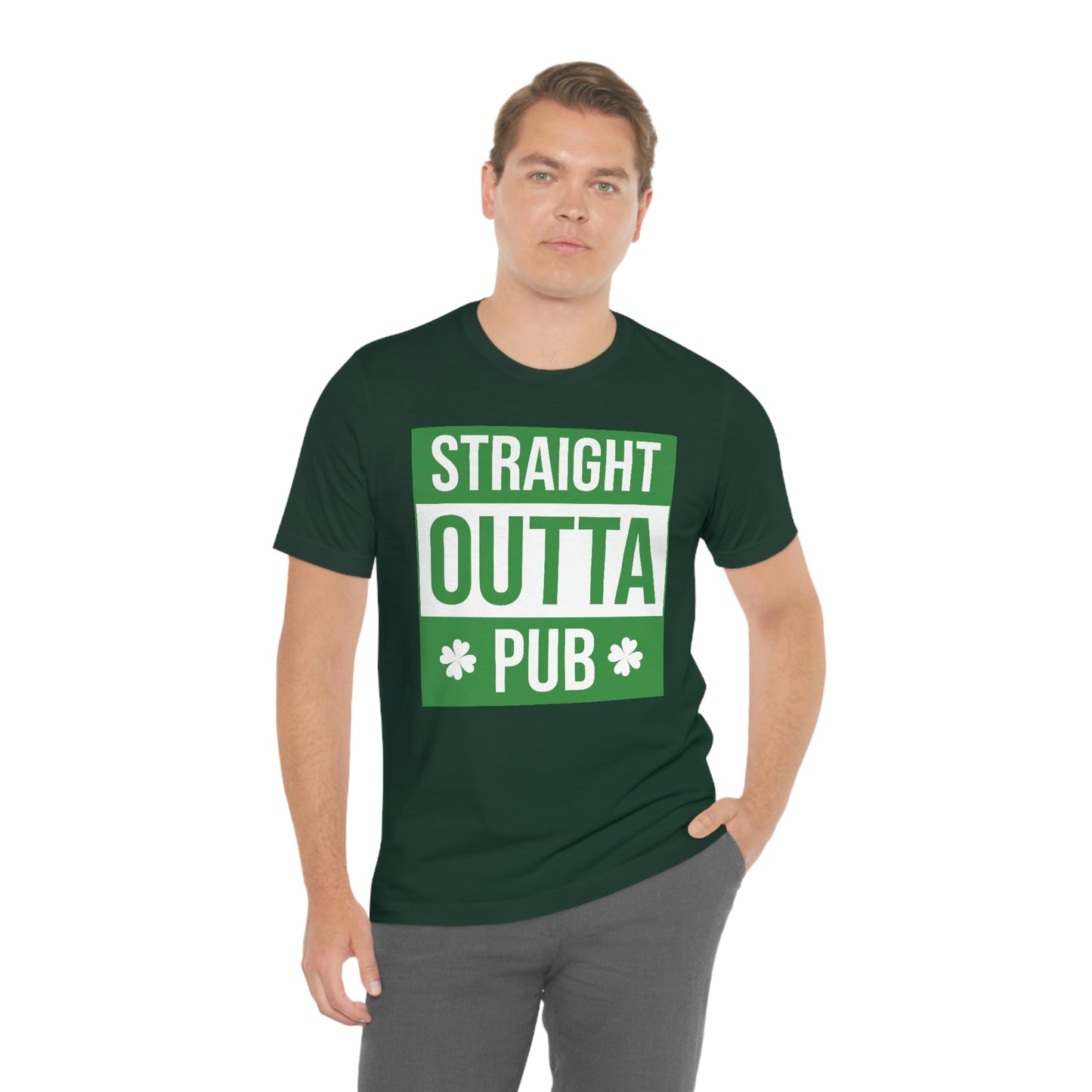 Straight Outta Pub Unisex Jersey Short Sleeve Tee