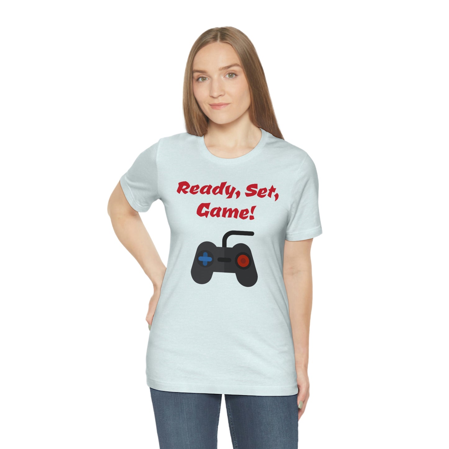 Ready, Set, Game! Unisex Jersey Short Sleeve Tee