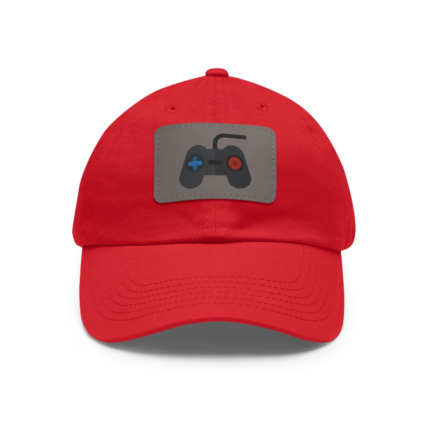 Retro Game Controller Dad Hat with Leather Patch