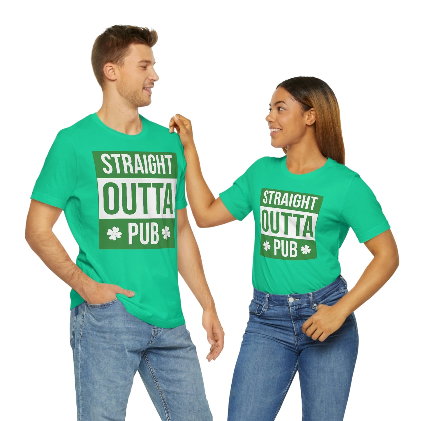 Straight Outta Pub Unisex Jersey Short Sleeve Tee