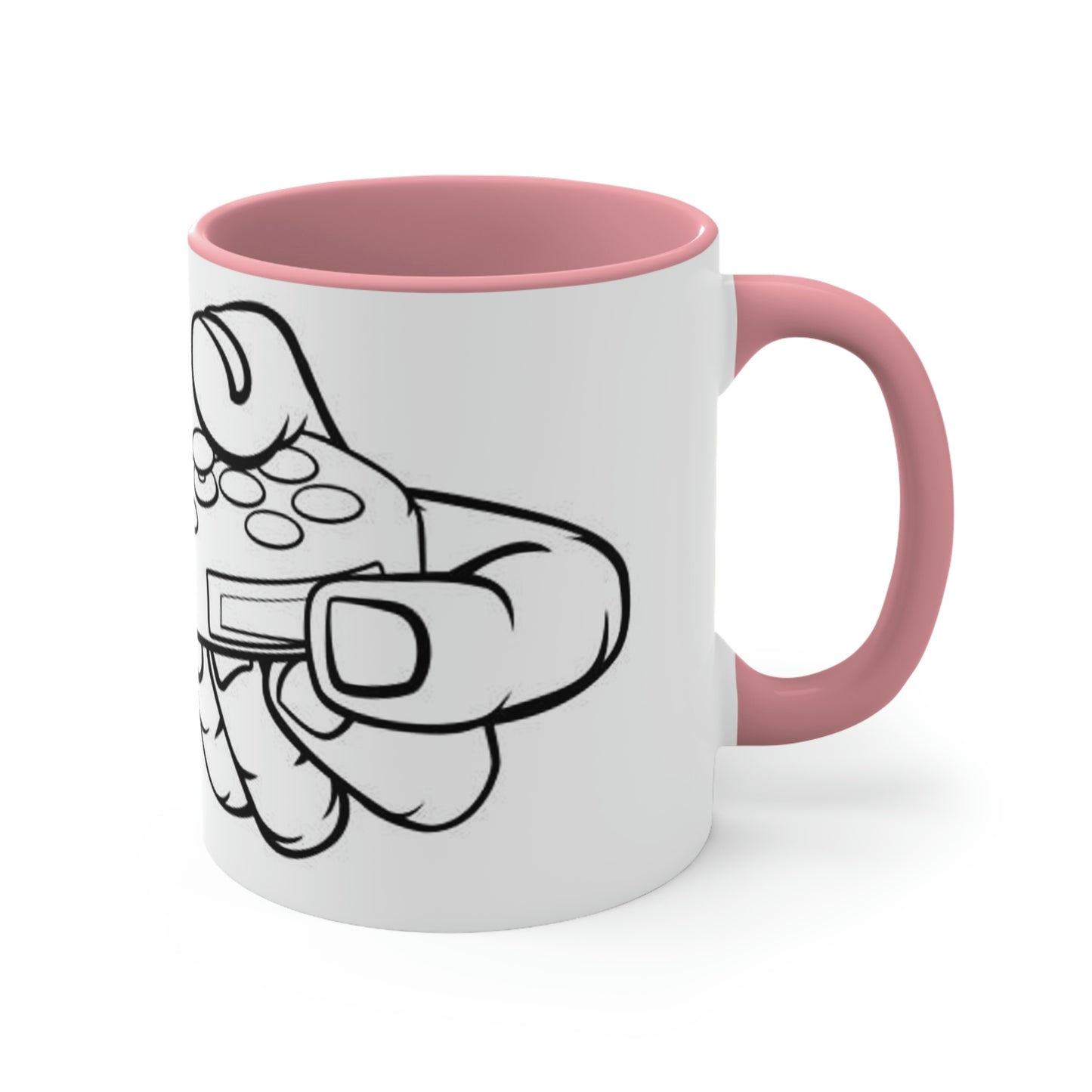 Game Controller Accent Coffee Mug, 11oz