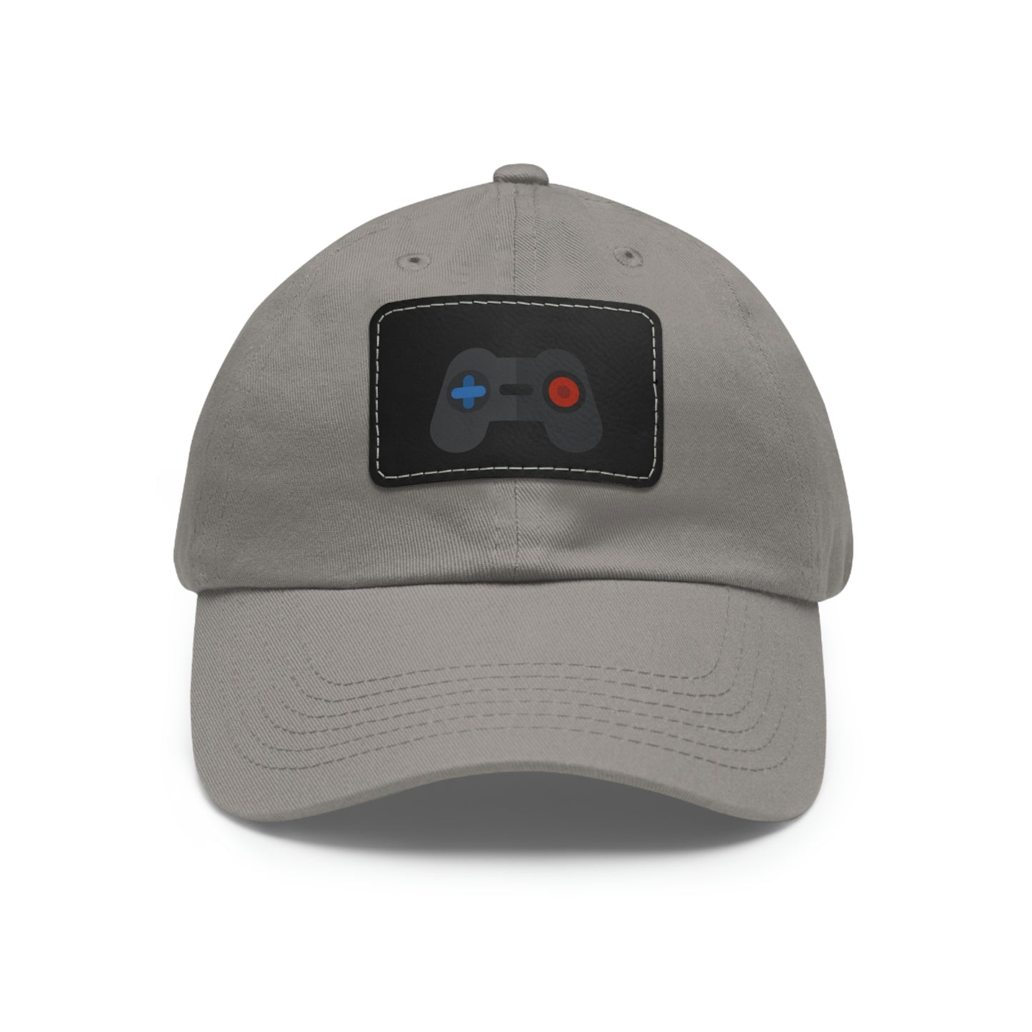 Retro Game Controller Dad Hat with Leather Patch