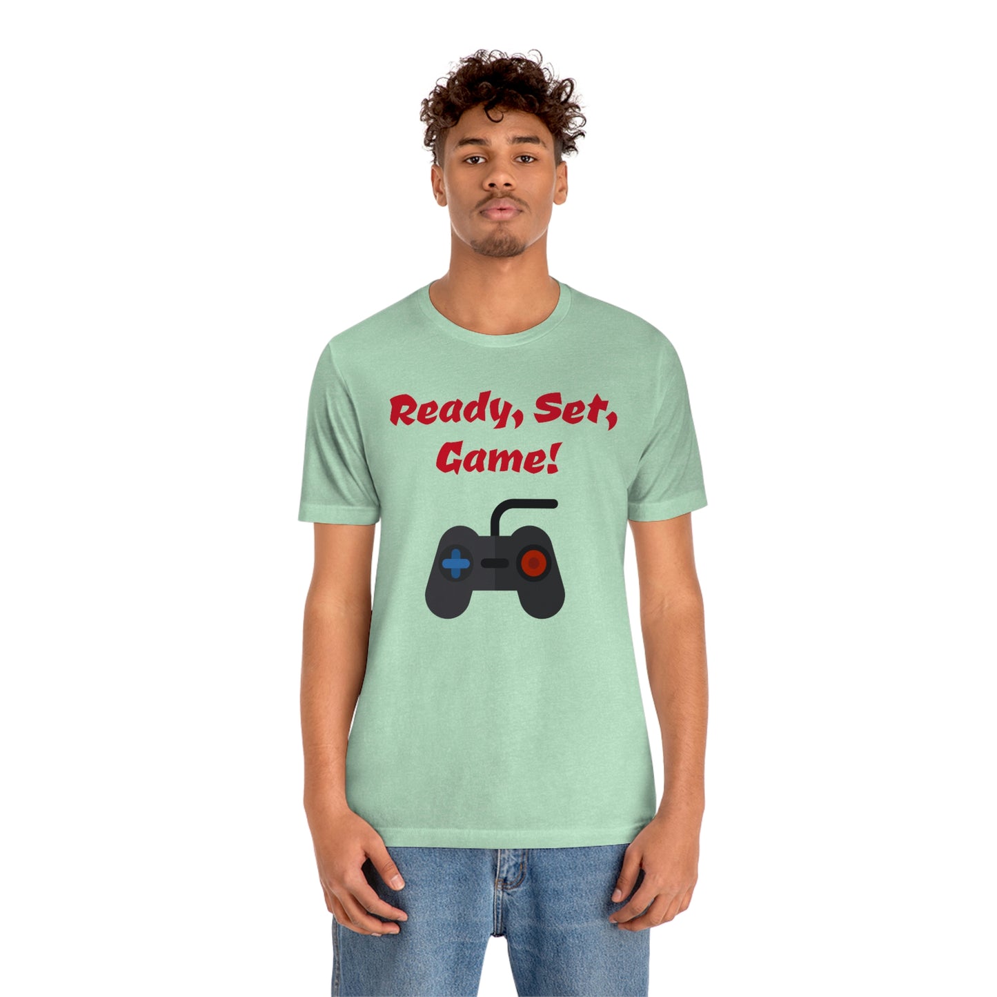 Ready, Set, Game! Unisex Jersey Short Sleeve Tee