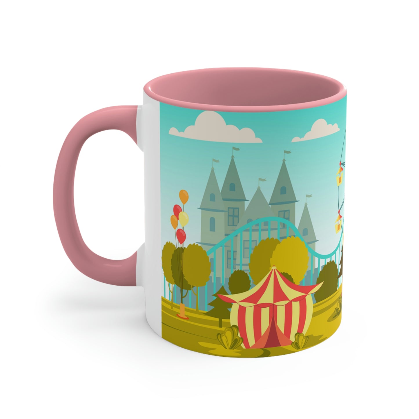 Amusement Park Accent Coffee Mug, 11oz