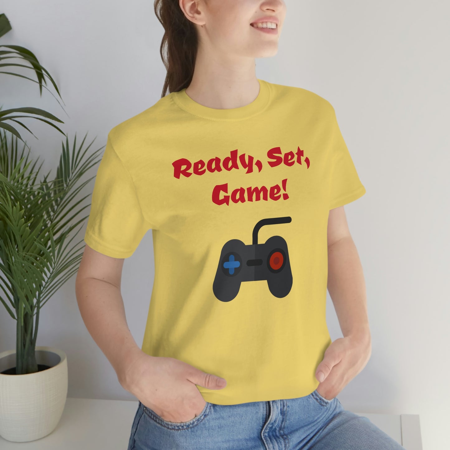 Ready, Set, Game! Unisex Jersey Short Sleeve Tee