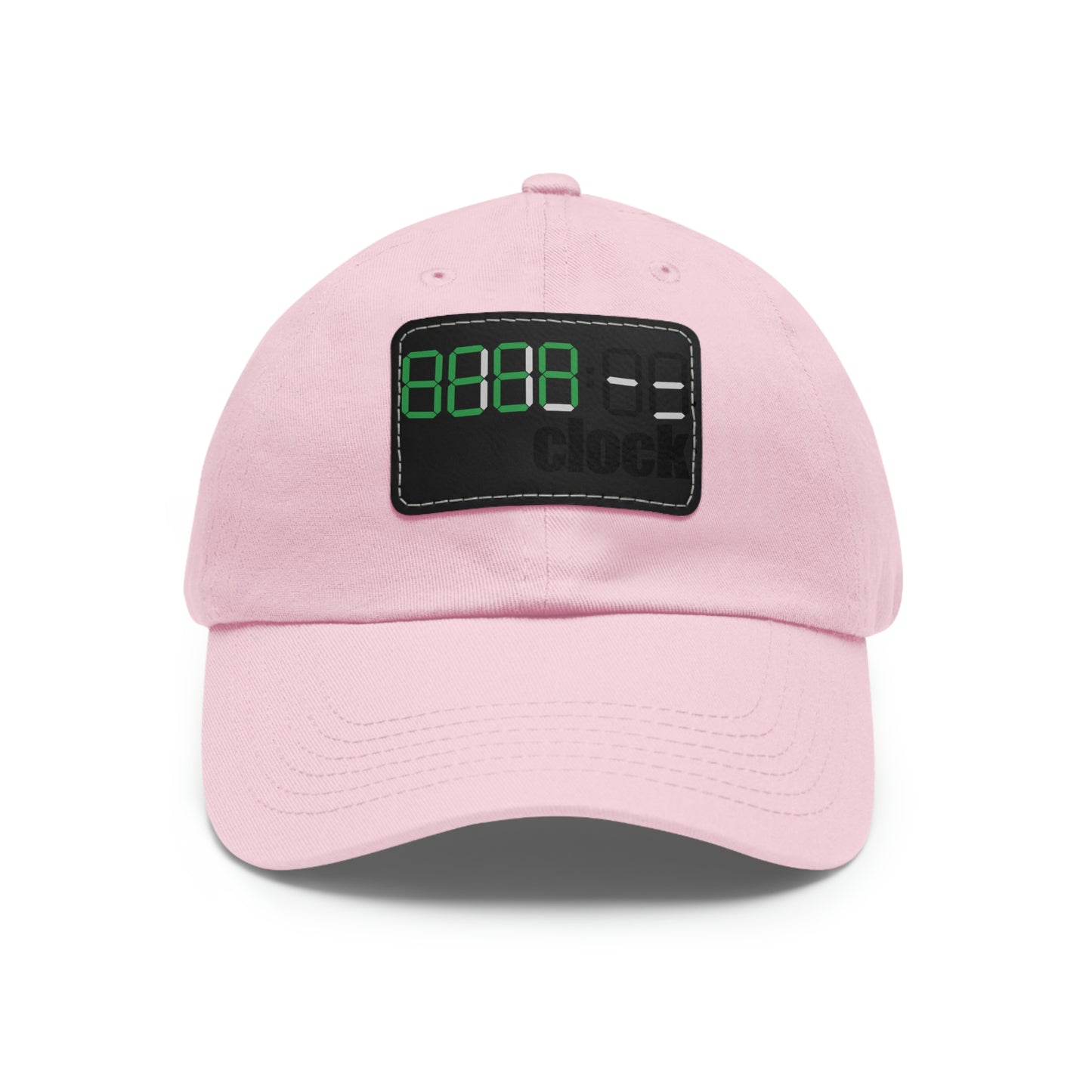 Beer on Clock Dad Hat with Leather Patch