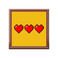 Hearts 8 Bit Style Retro Style Jewelry Box