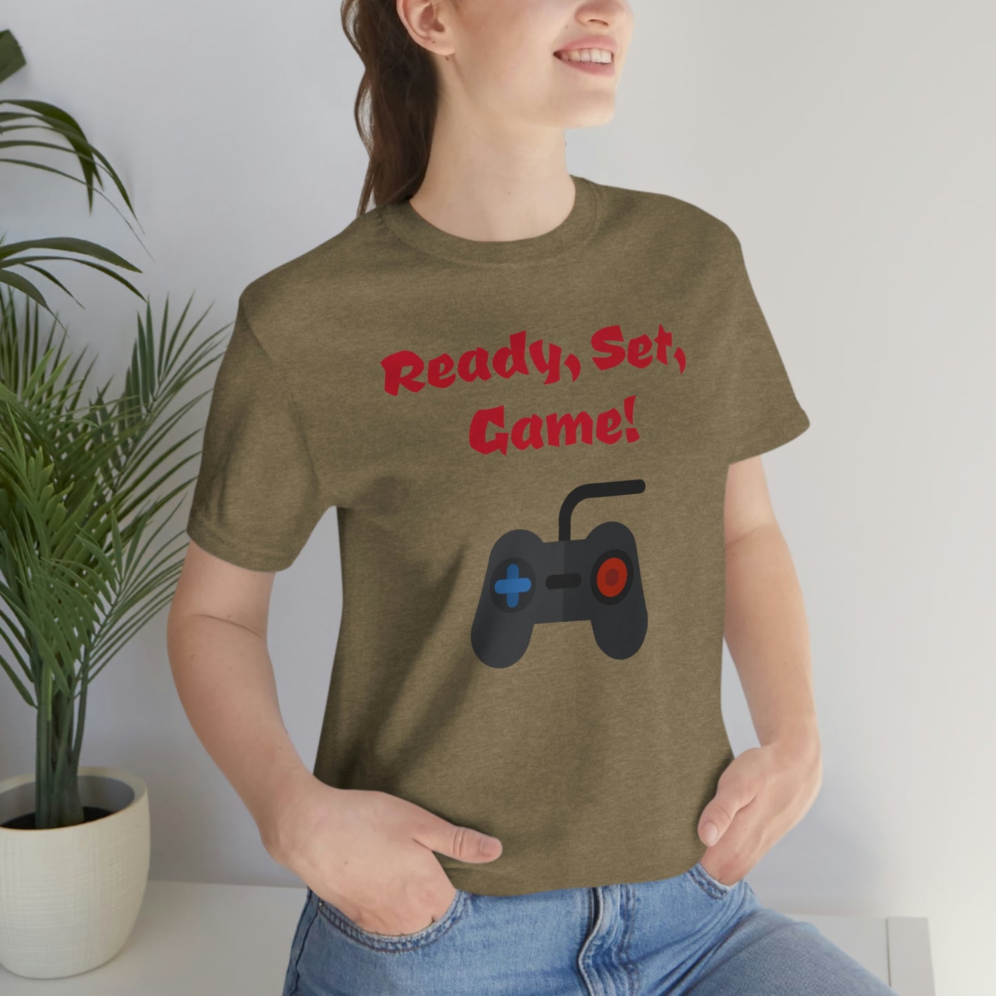 Ready, Set, Game! Unisex Jersey Short Sleeve Tee