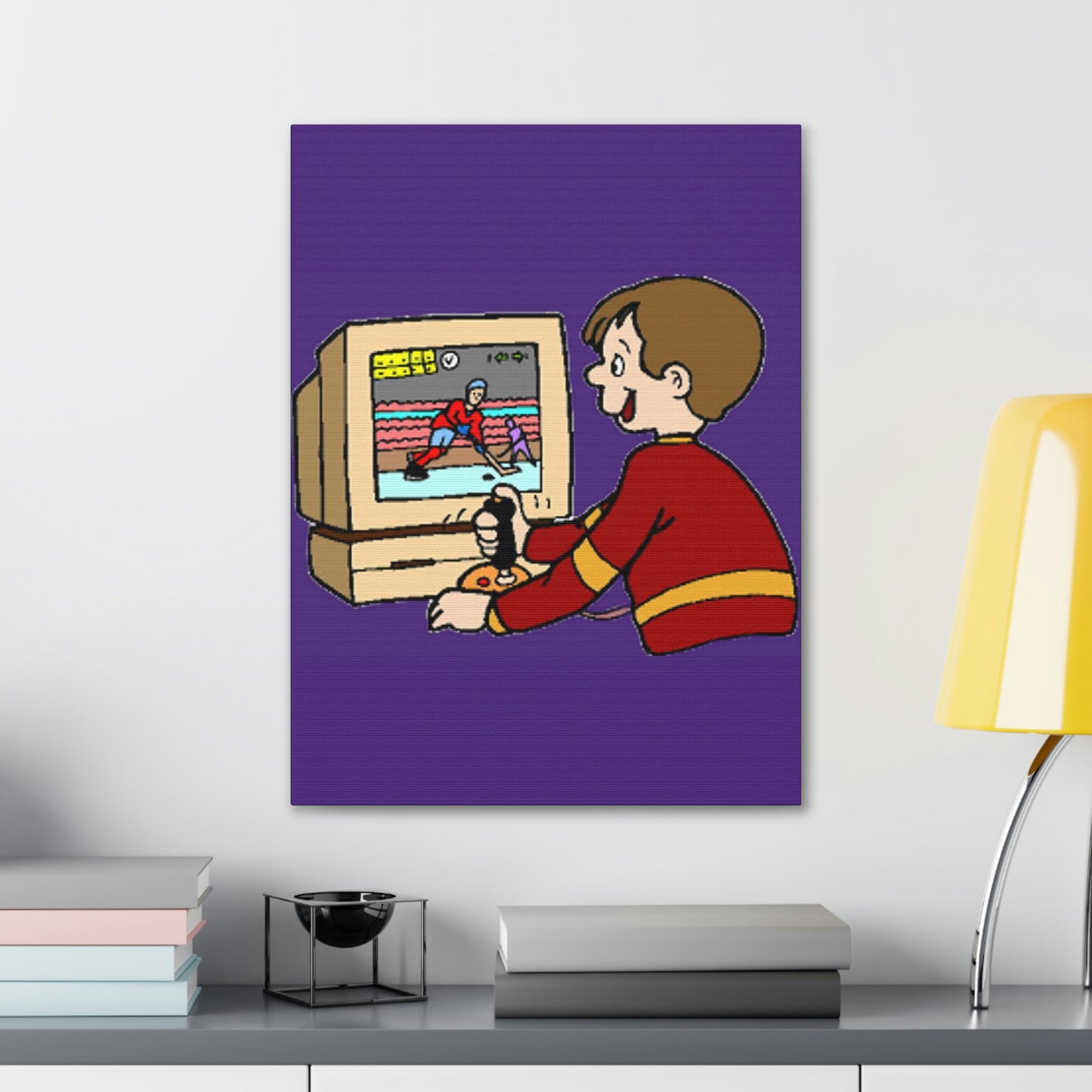 Old School Gamer Canvas Gallery Wraps