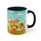 Amusement Park Accent Coffee Mug, 11oz