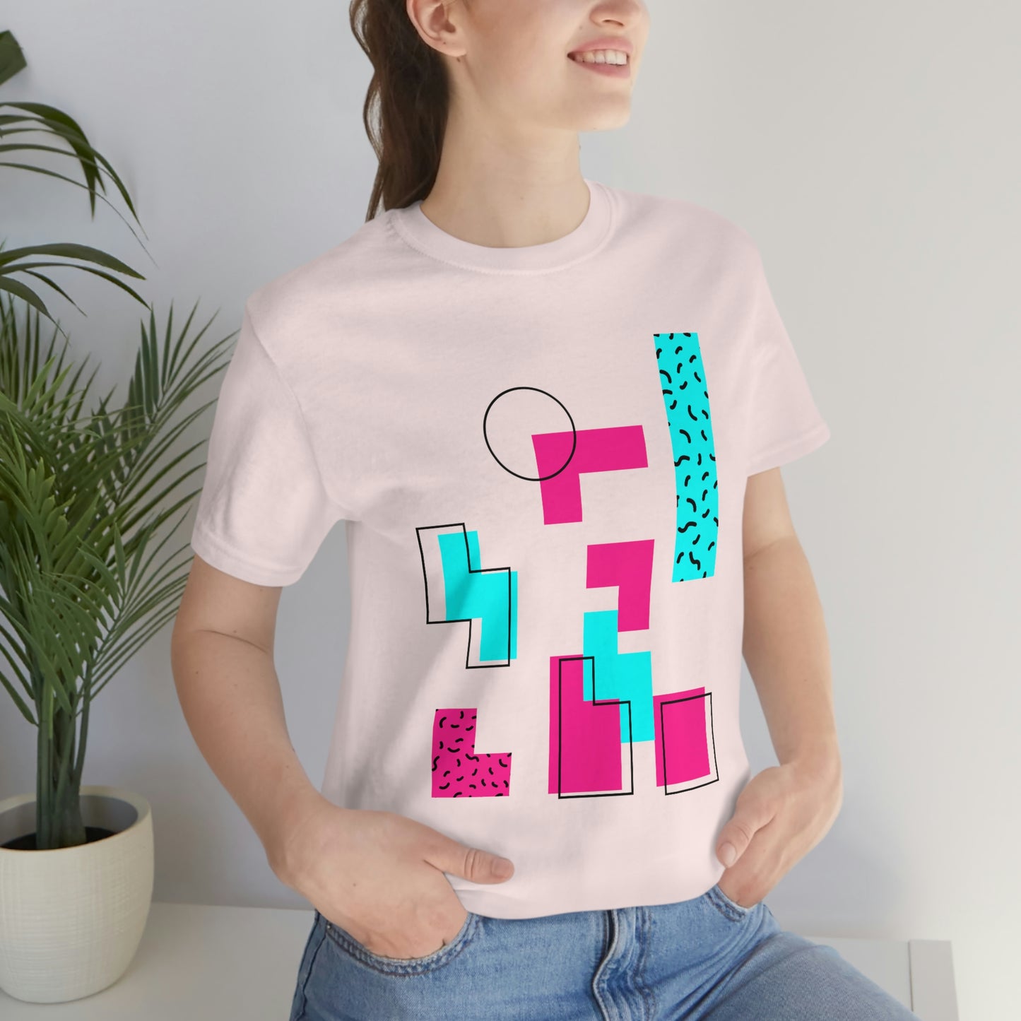 Tetris Retro Style Unisex Jersey Short Sleeve Tee