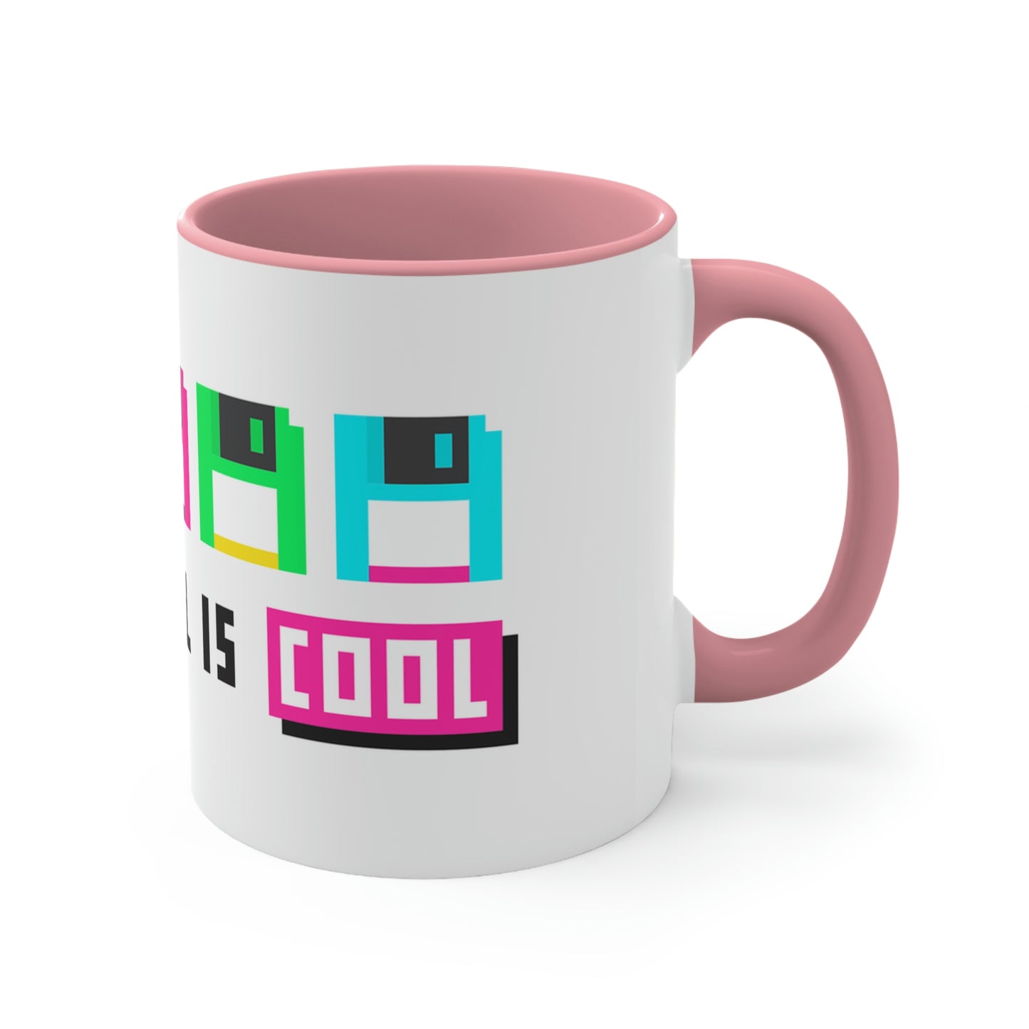 Old School is Cool Accent Coffee Mug, 11oz