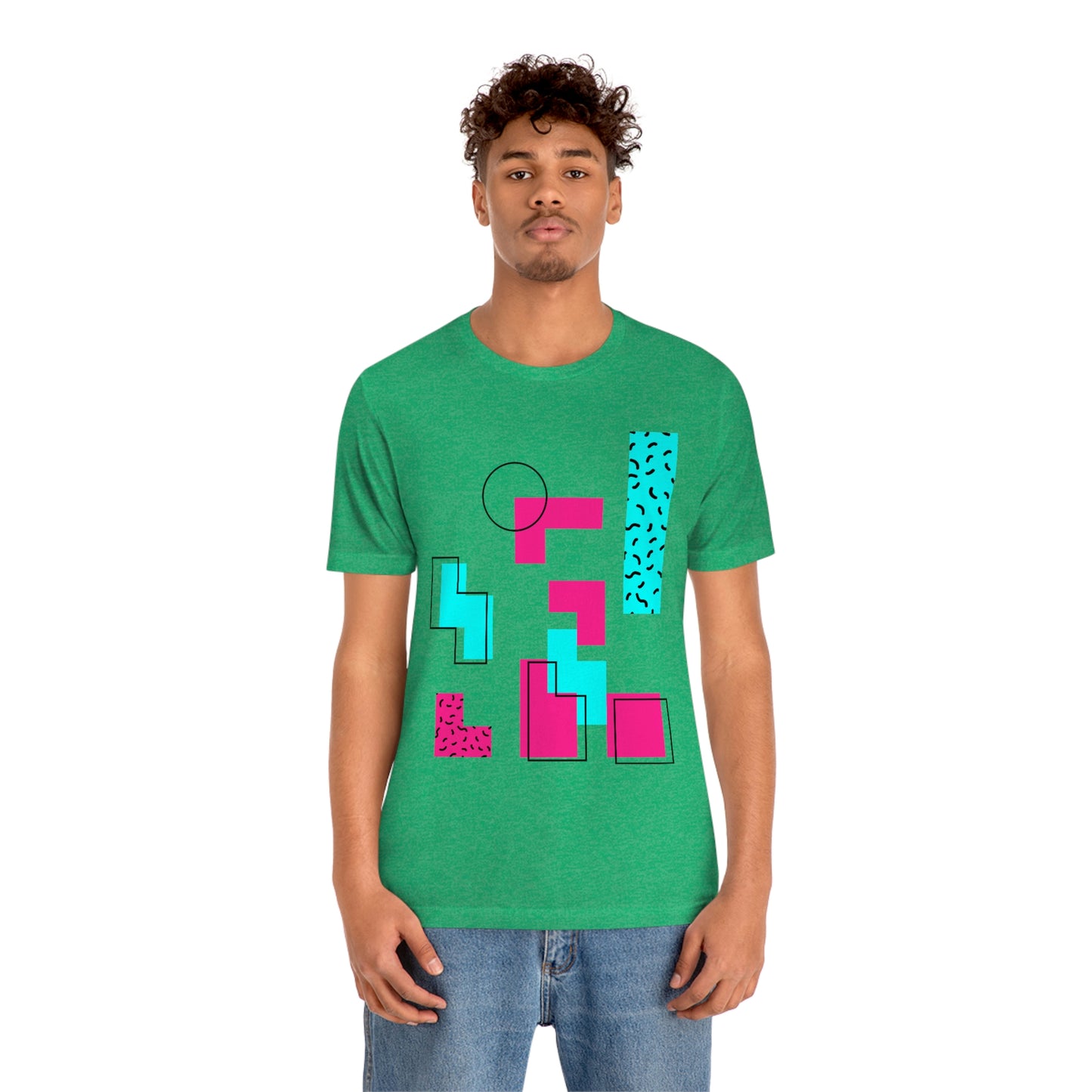 Tetris Retro Style Unisex Jersey Short Sleeve Tee