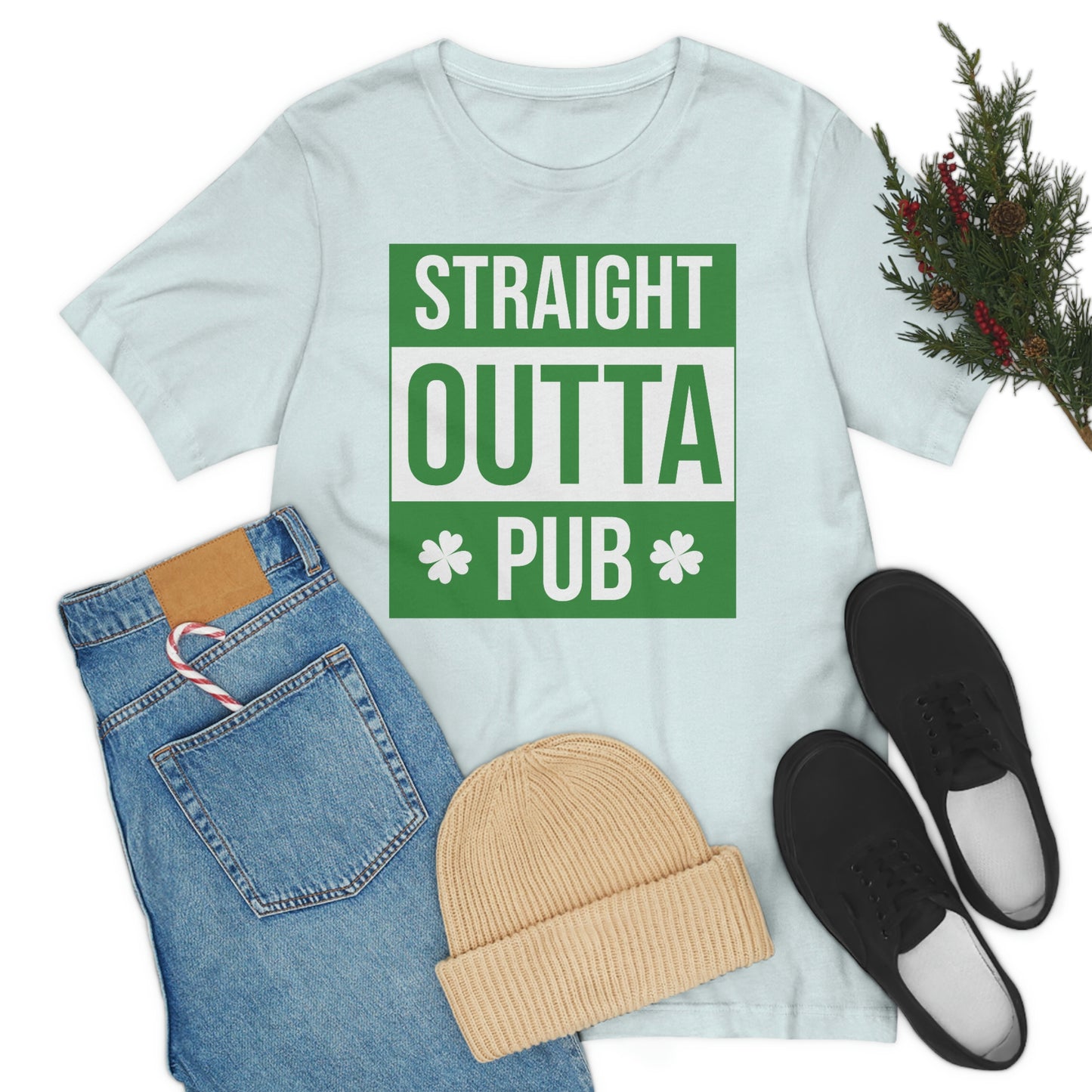 Straight Outta Pub Unisex Jersey Short Sleeve Tee