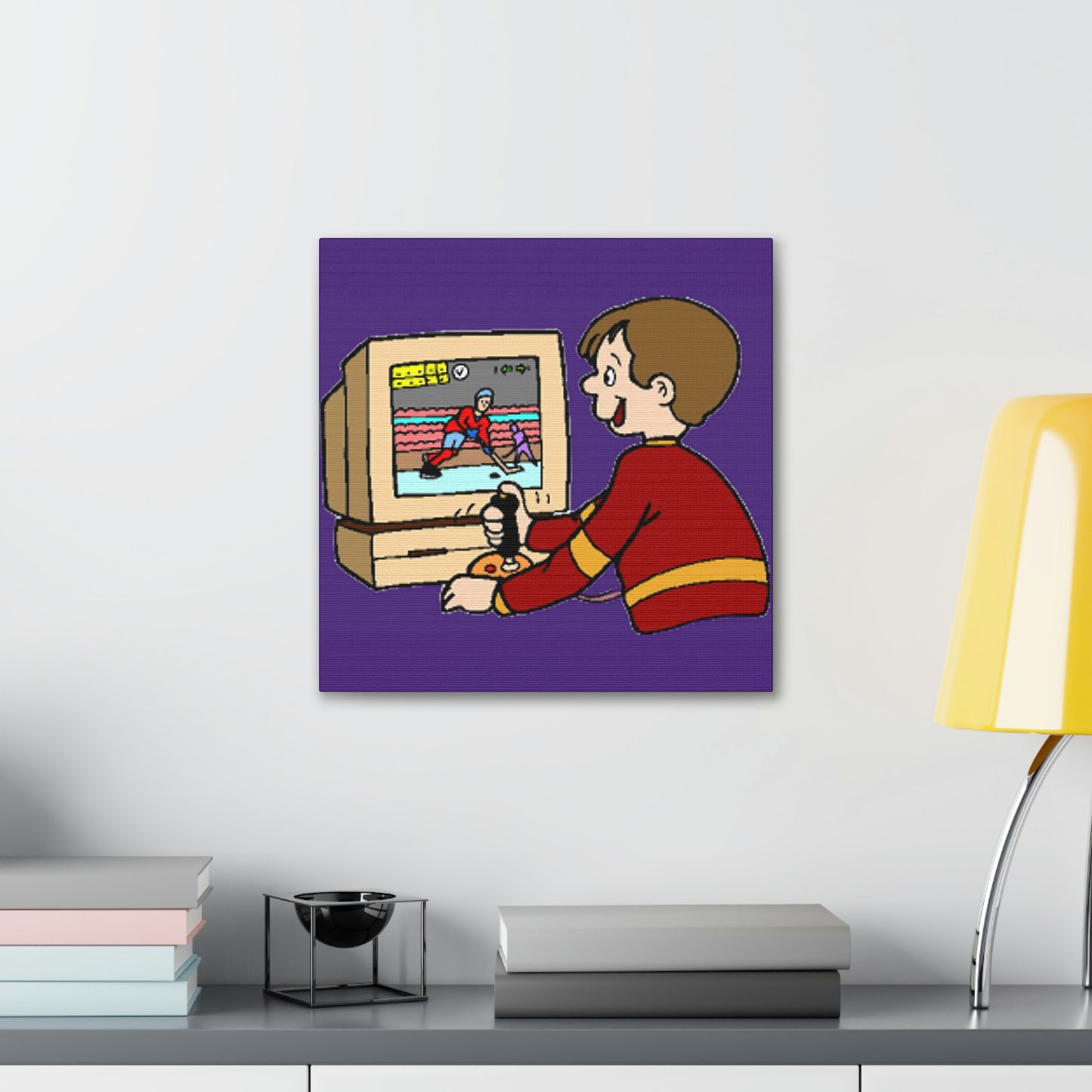 Old School Gamer Canvas Gallery Wraps