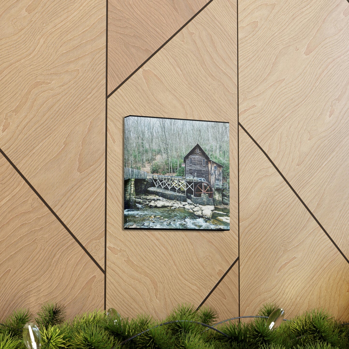 Grist Mill Scenic Canvas Gallery Wraps