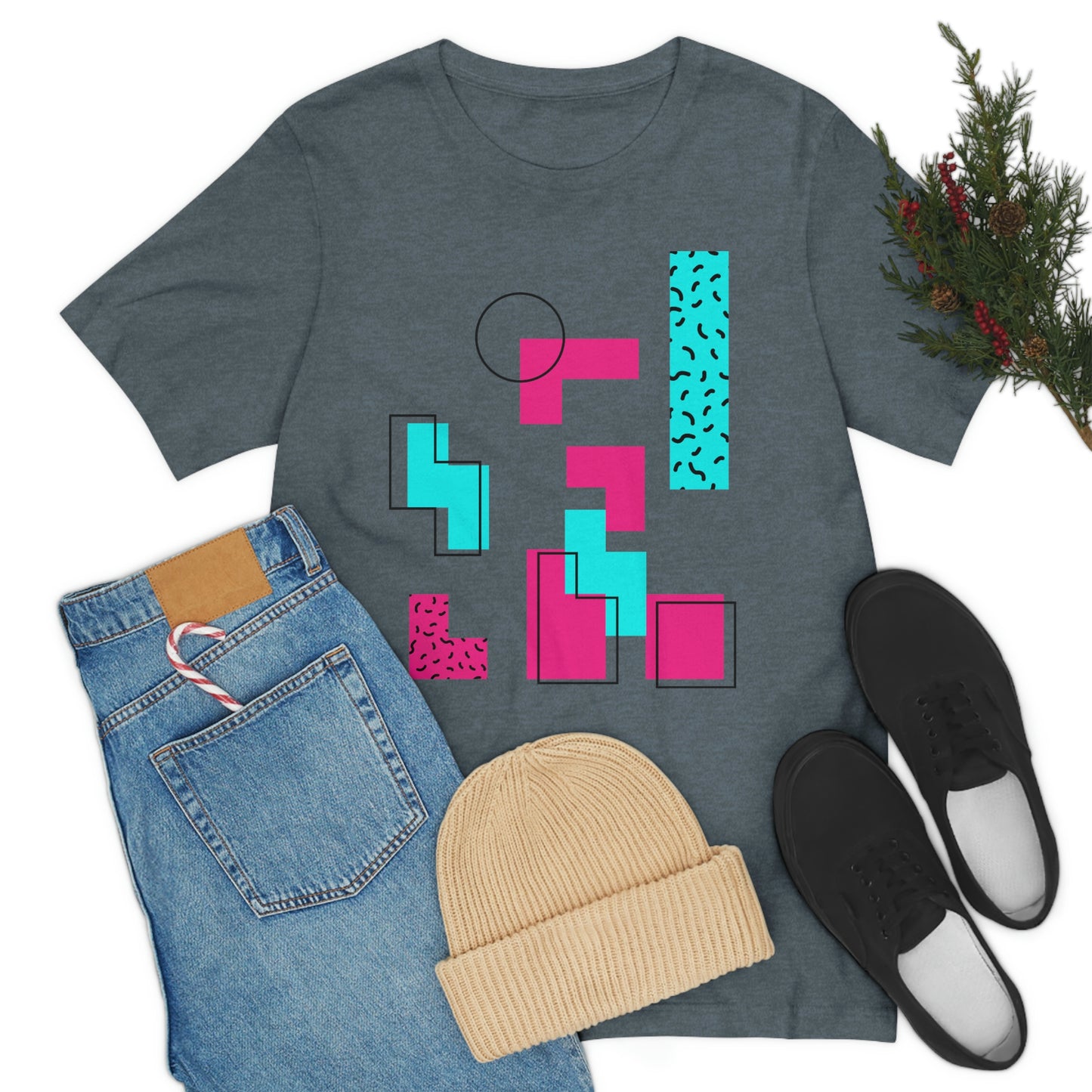 Tetris Retro Style Unisex Jersey Short Sleeve Tee