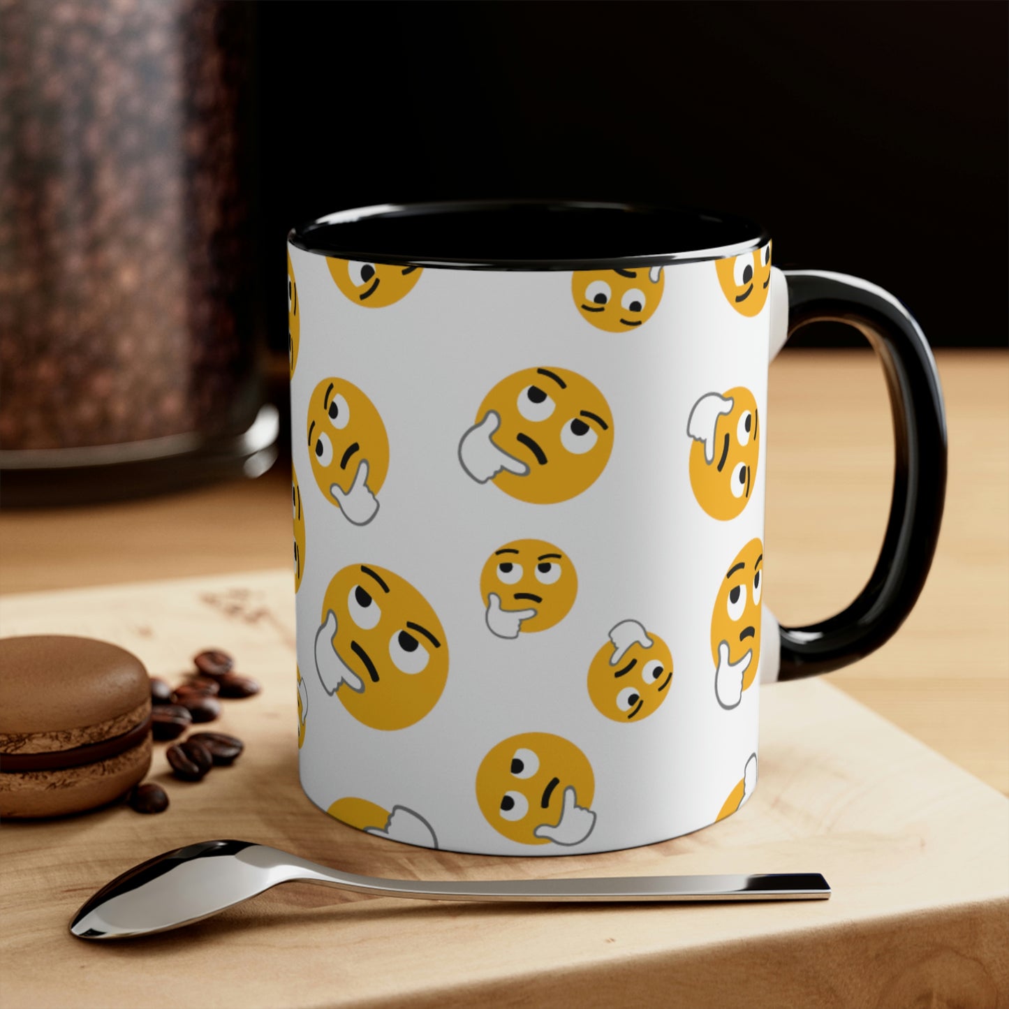 Emojis Accent Coffee Mug, 11oz