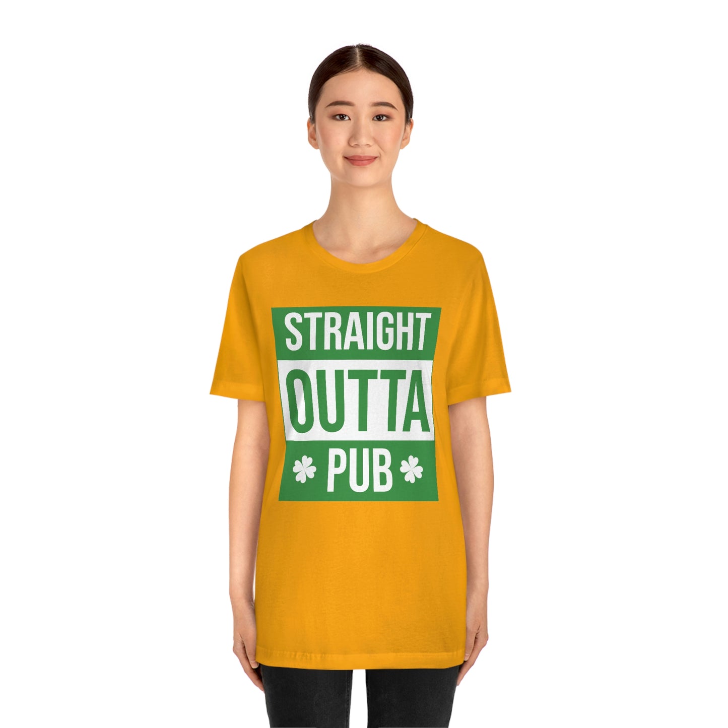 Straight Outta Pub Unisex Jersey Short Sleeve Tee