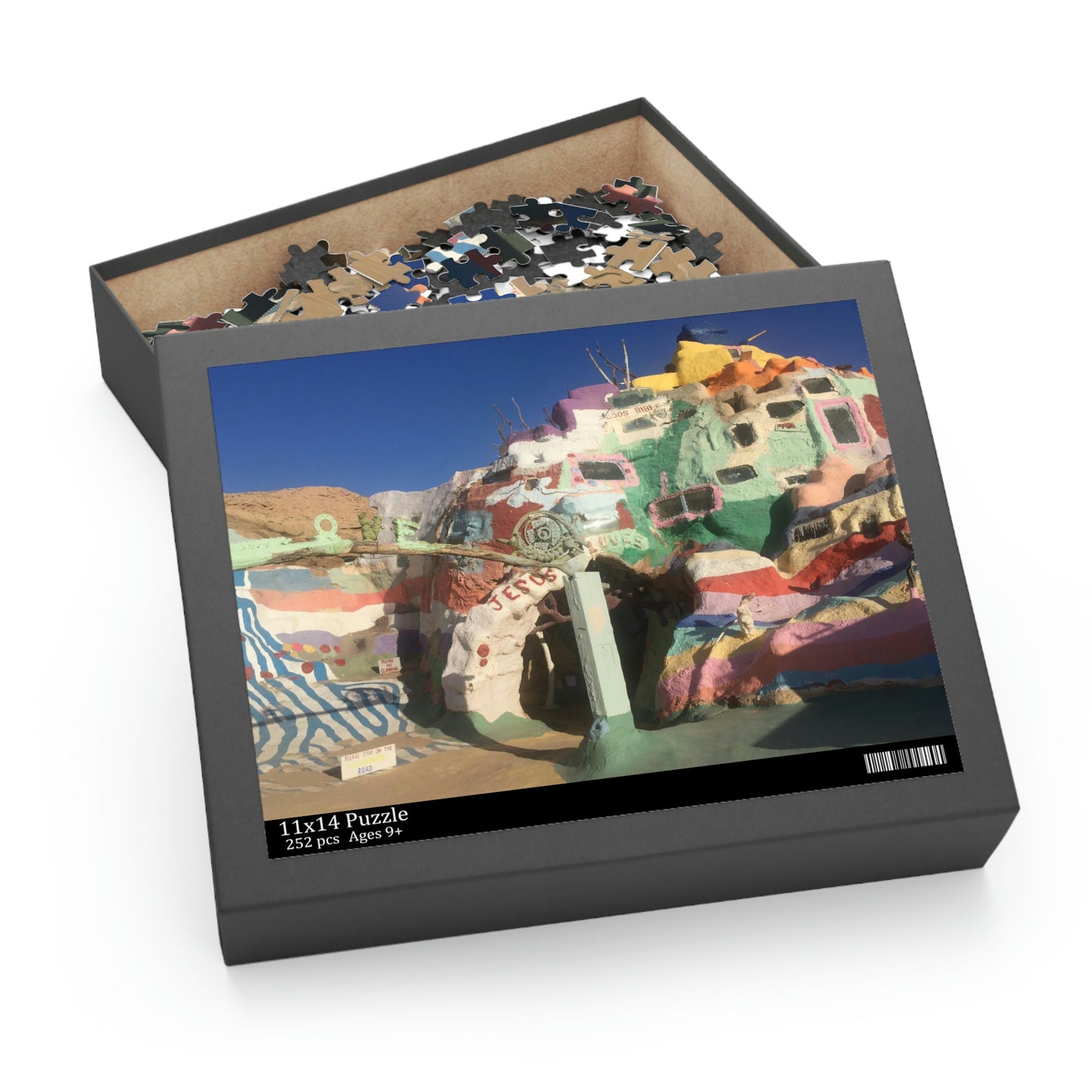 Salvation Mountain Slab City Scenic Puzzle (120, 252, 500-Piece)