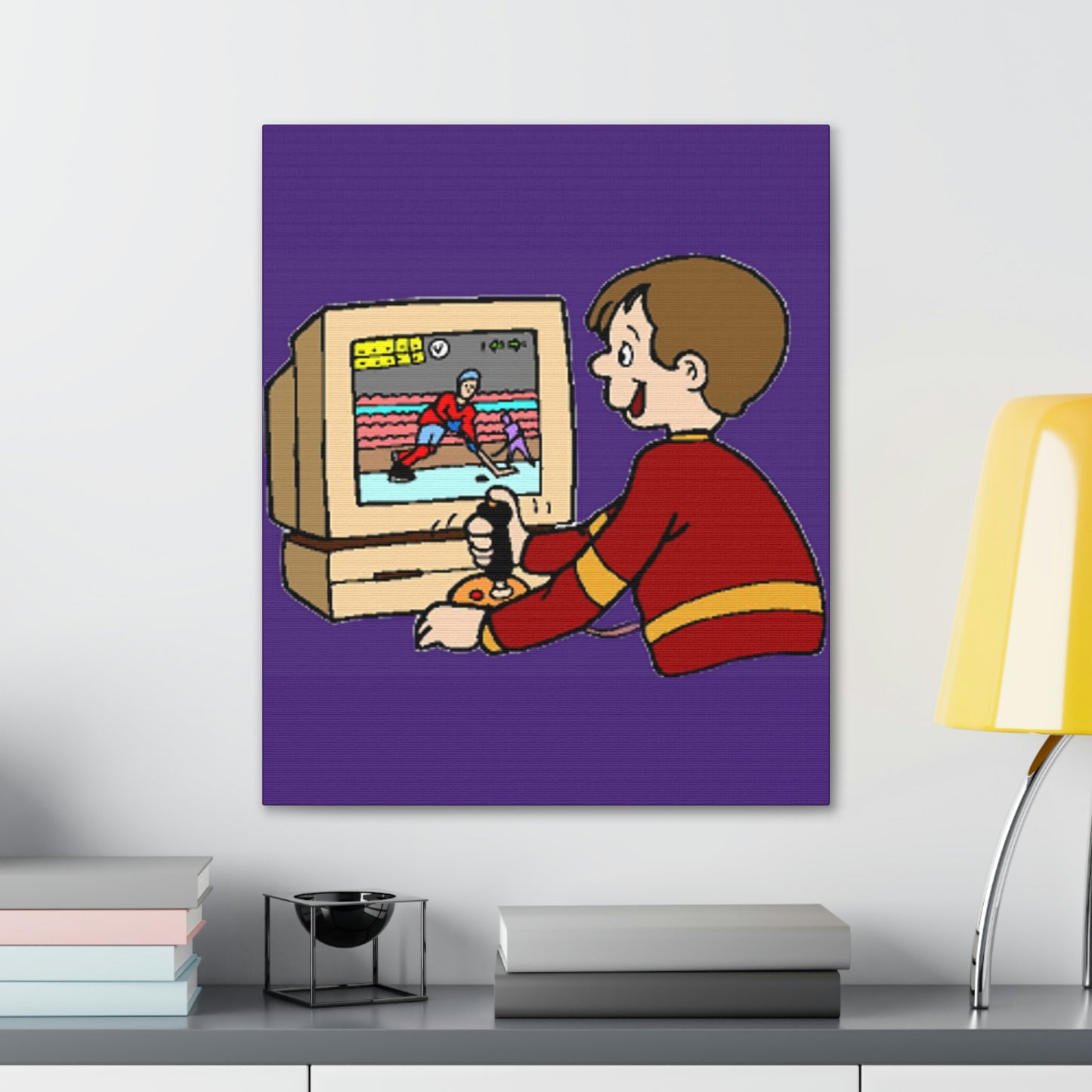 Old School Gamer Canvas Gallery Wraps