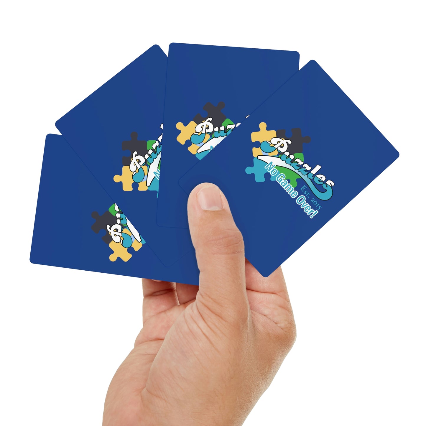 Puzzles LTD Blue Playing Cards