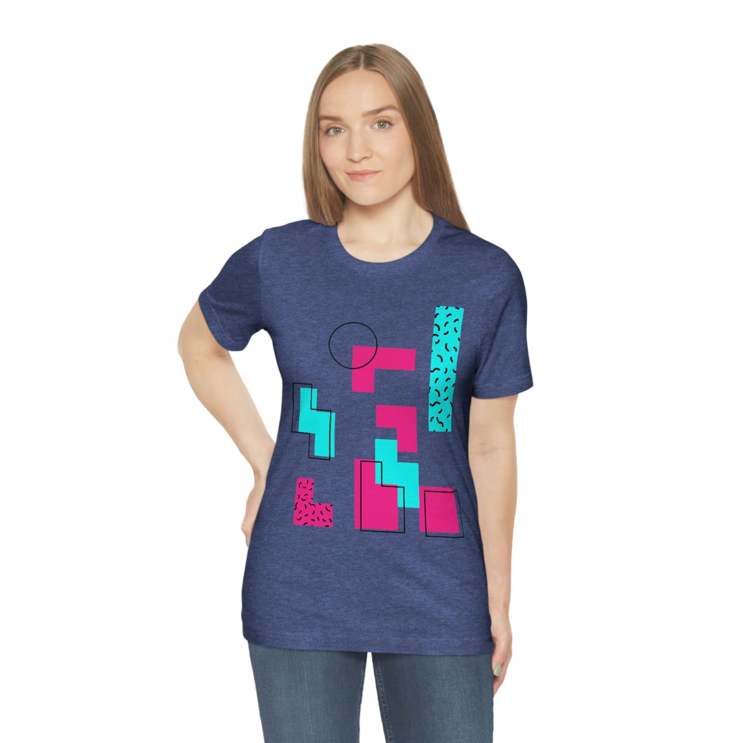 Tetris Retro Style Unisex Jersey Short Sleeve Tee