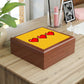 Hearts 8 Bit Style Retro Style Jewelry Box