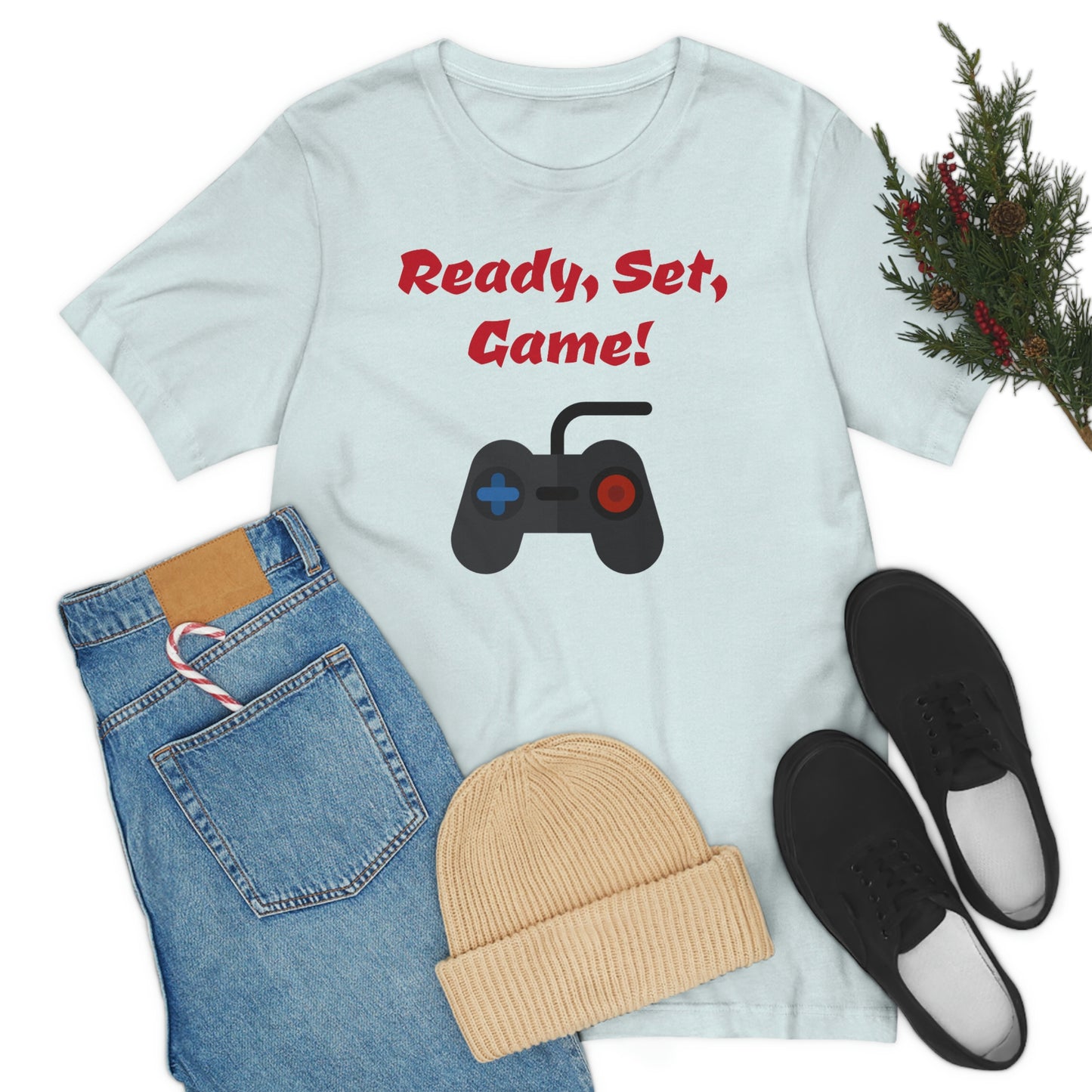 Ready, Set, Game! Unisex Jersey Short Sleeve Tee