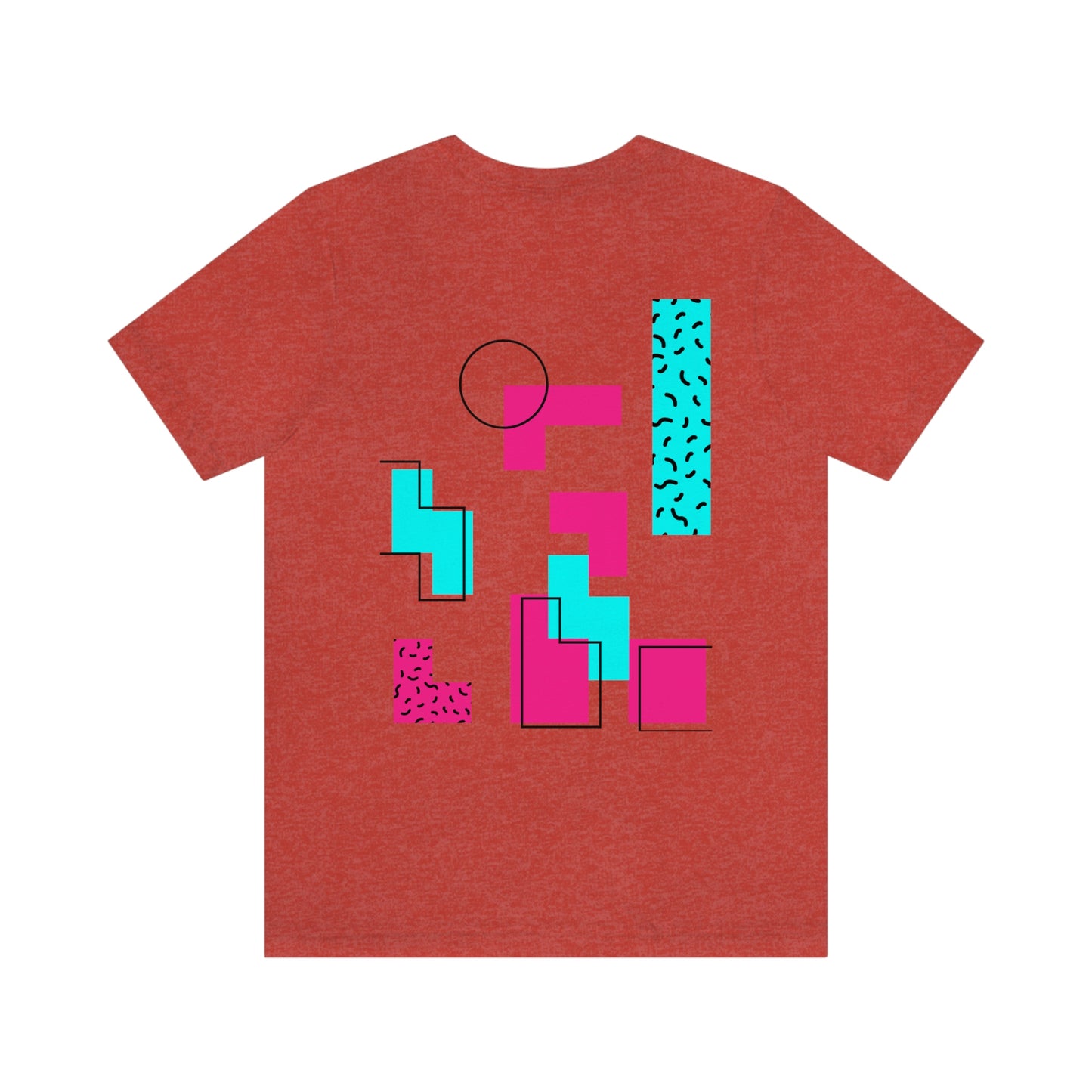 Hearts 2 1/2 8 Bit Style Unisex Jersey Short Sleeve Tee