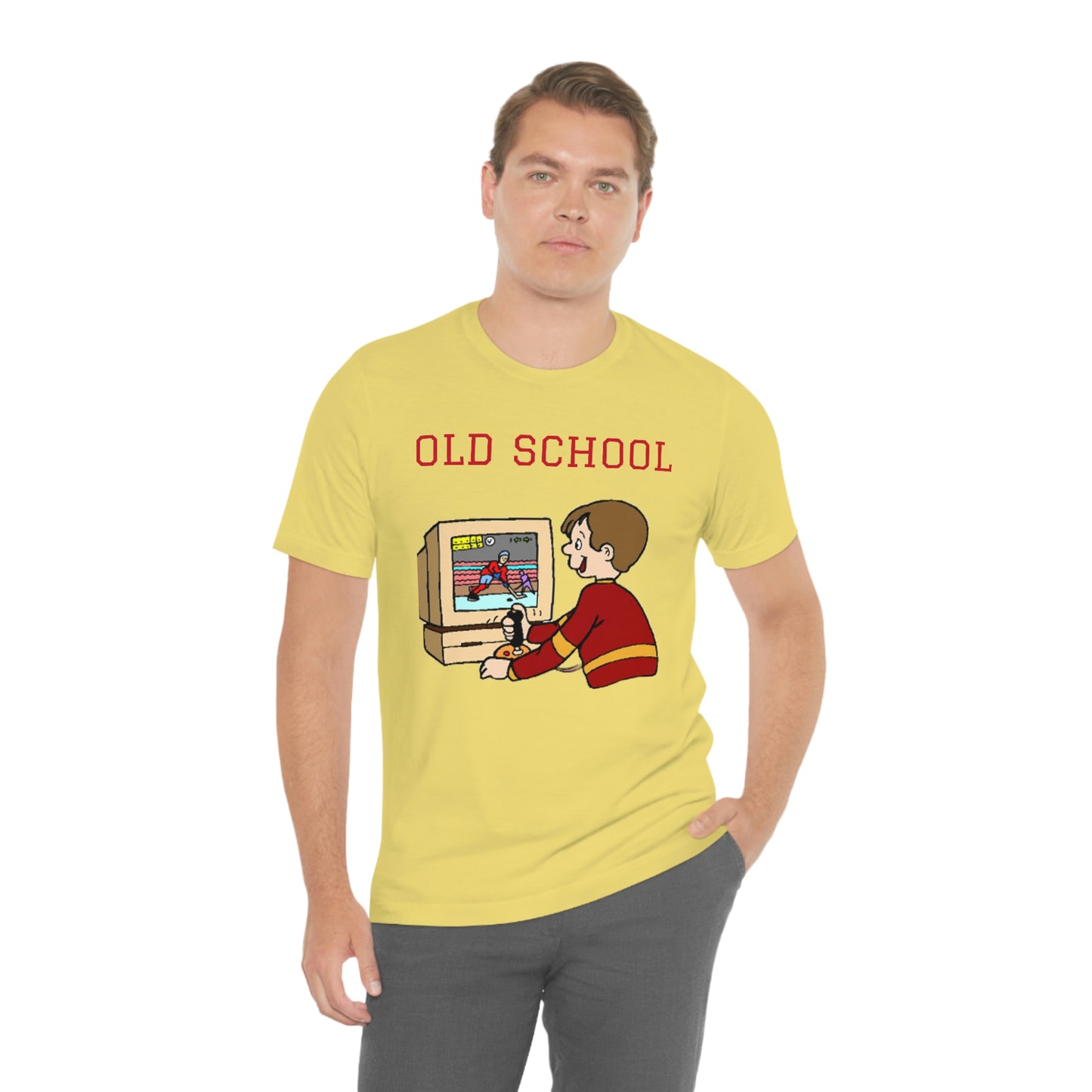 Old School Gamer Unisex Jersey Short Sleeve Tee