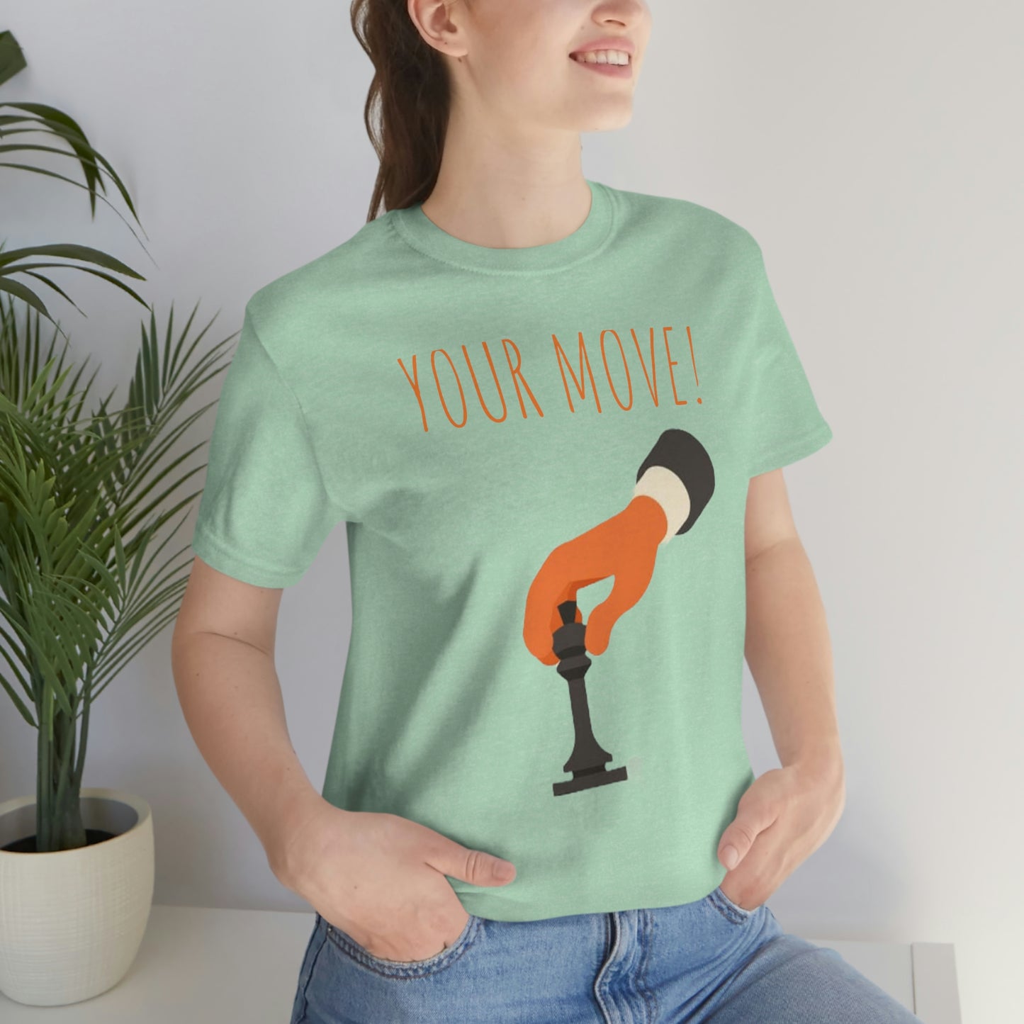 Your Move Chess Unisex Jersey Short Sleeve Tee