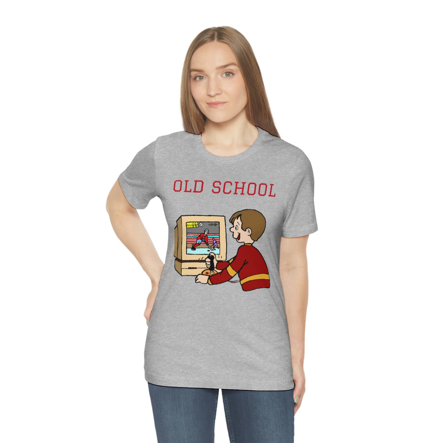 Old School Gamer Unisex Jersey Short Sleeve Tee