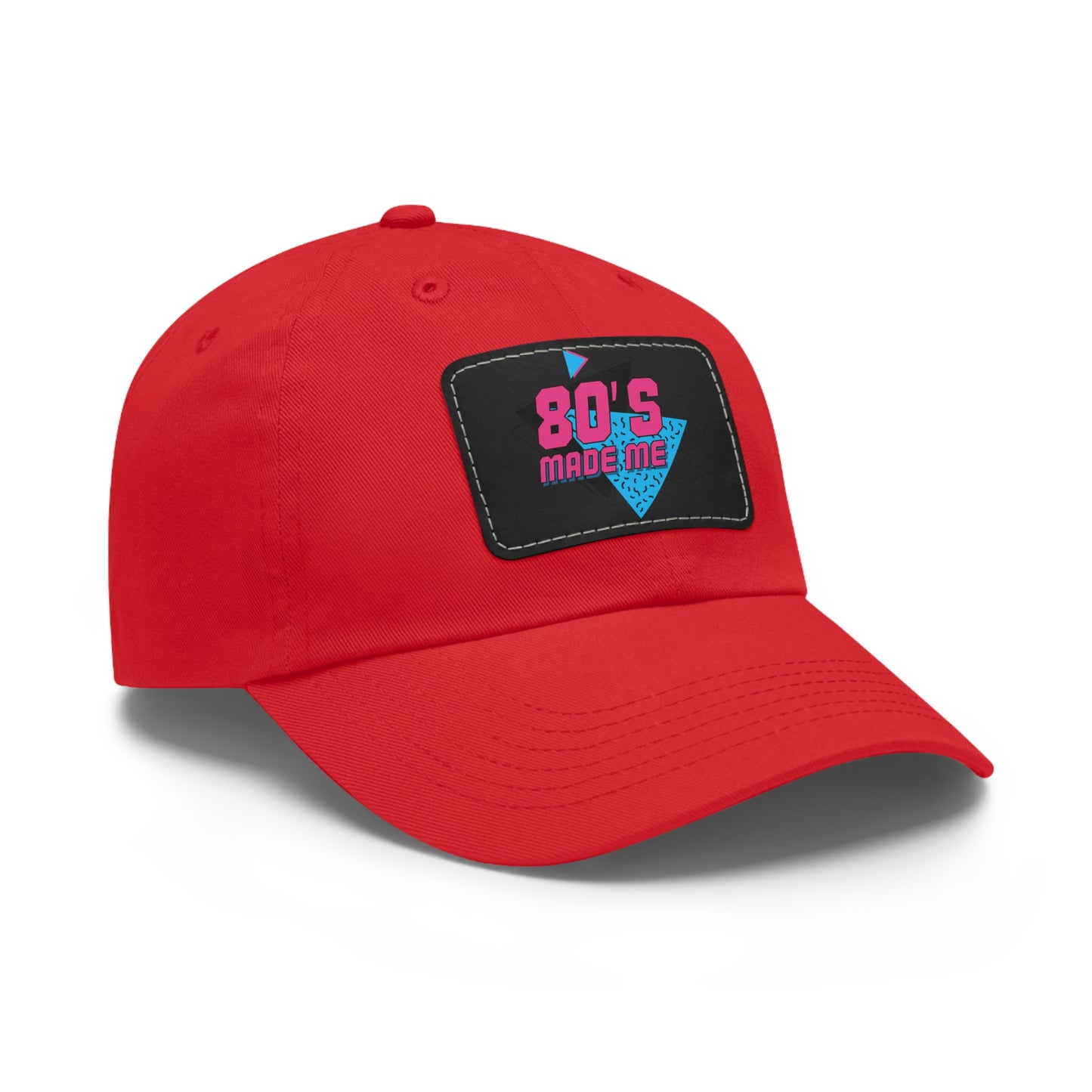 80s Made Me Dad Hat with Leather Patch