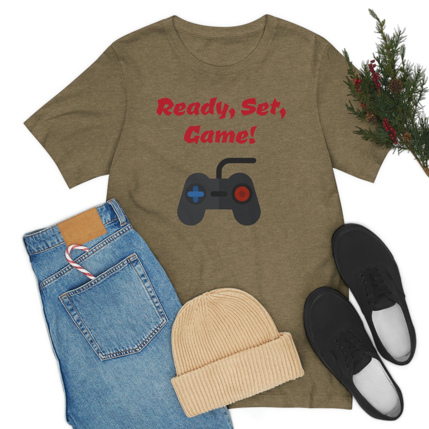 Ready, Set, Game! Unisex Jersey Short Sleeve Tee