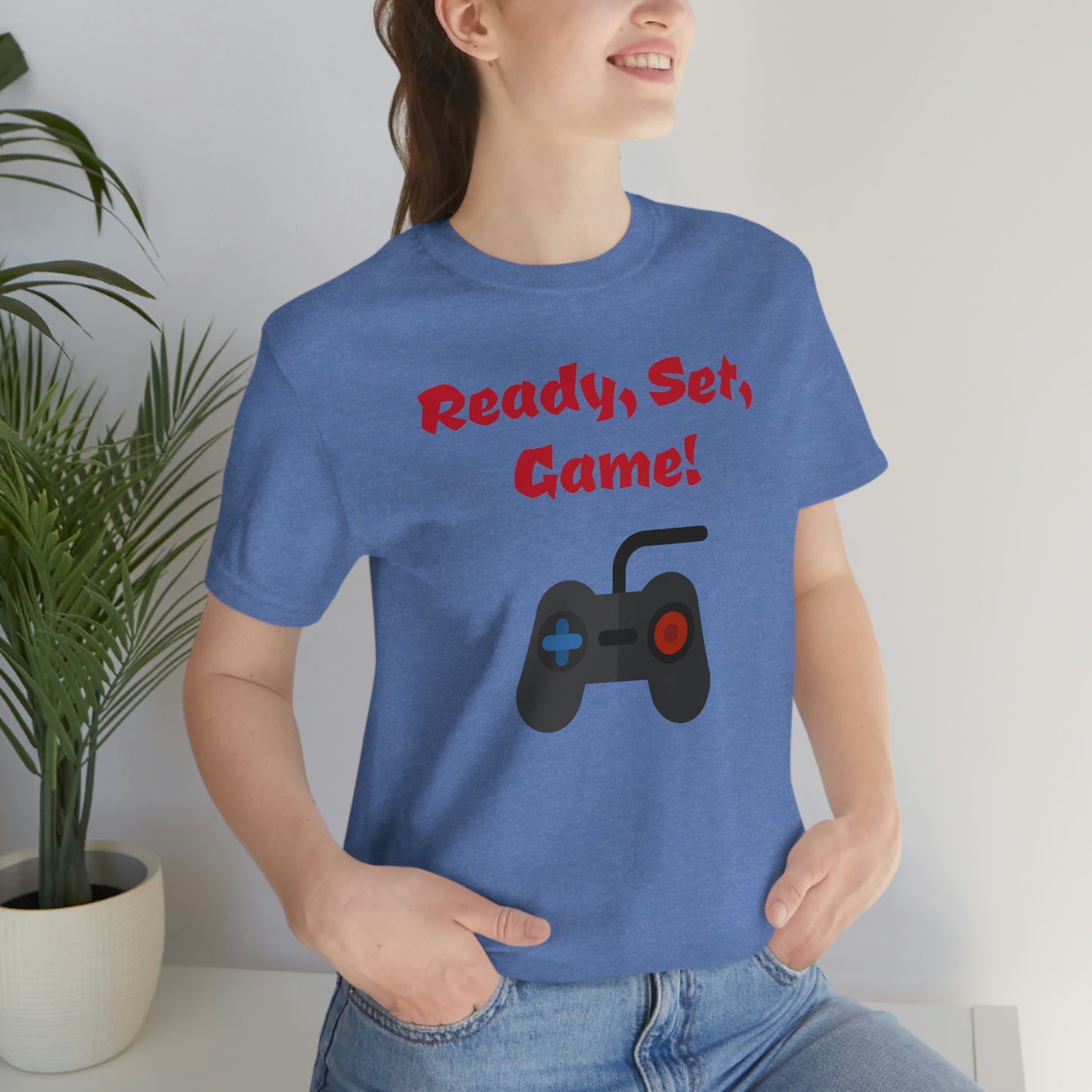 Ready, Set, Game! Unisex Jersey Short Sleeve Tee