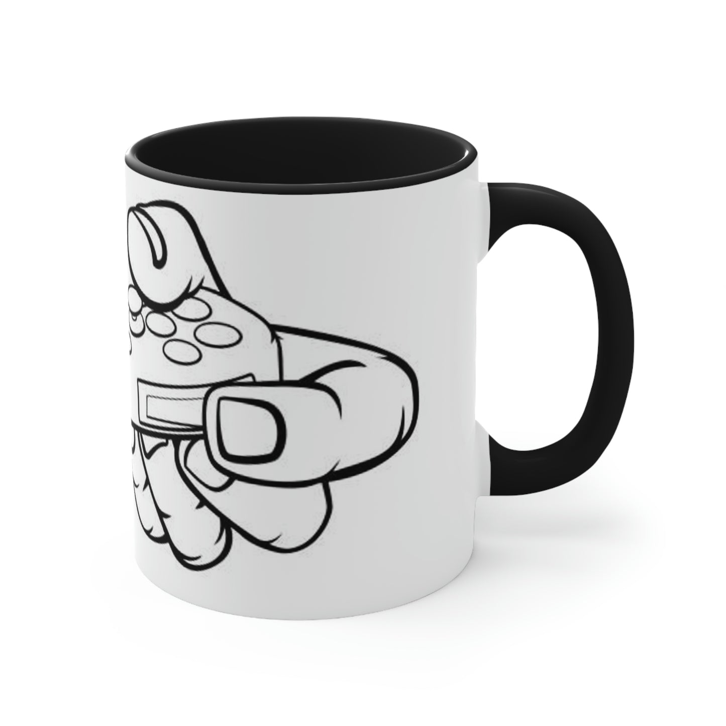 Game Controller Accent Coffee Mug, 11oz