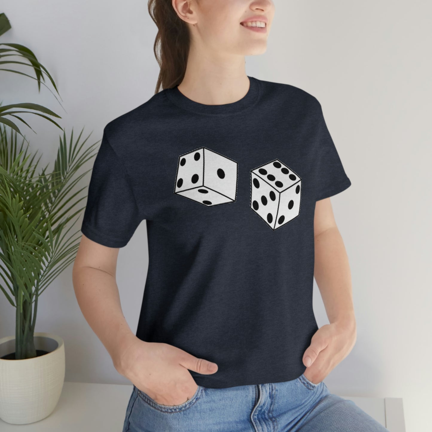 Dice Roll Unisex Jersey Short Sleeve Tee